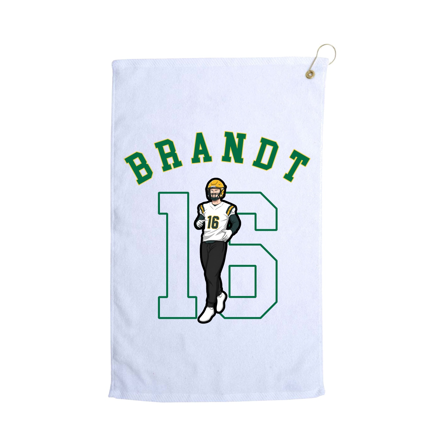 Golf Towel — Shirsey Arch in White