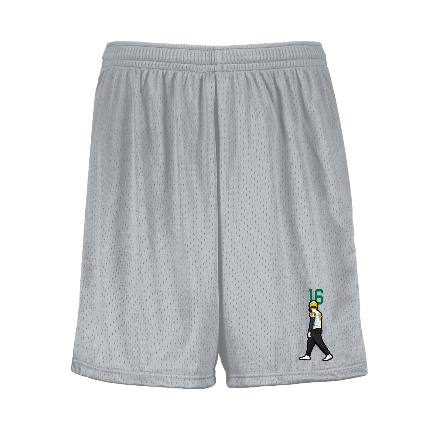 Shorts — Number Top in Silver