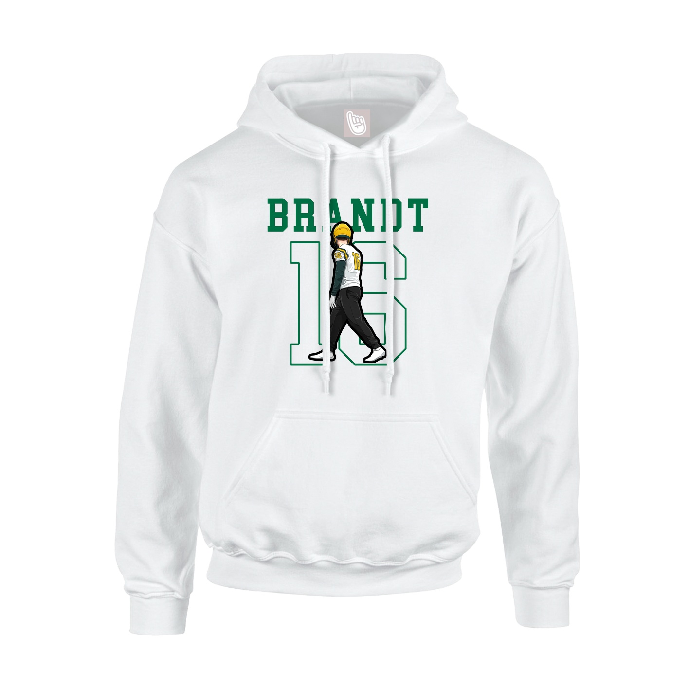 Hoodie — Shirsey in White
