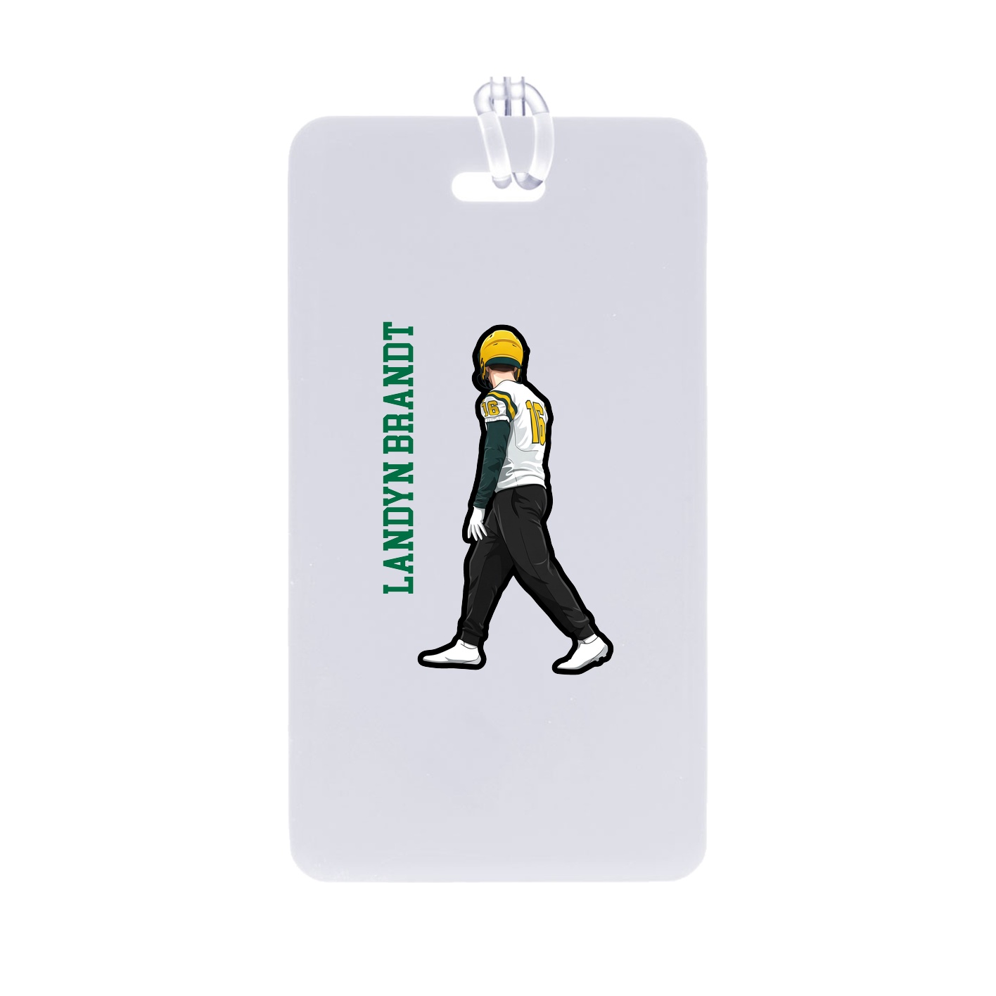Bag Tag — Name Vertical in Classic