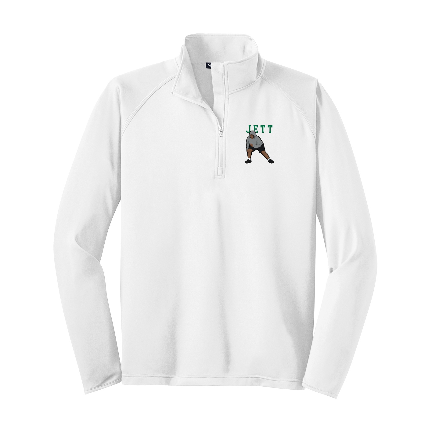 Q-Zip Pullover — Shirsey in White