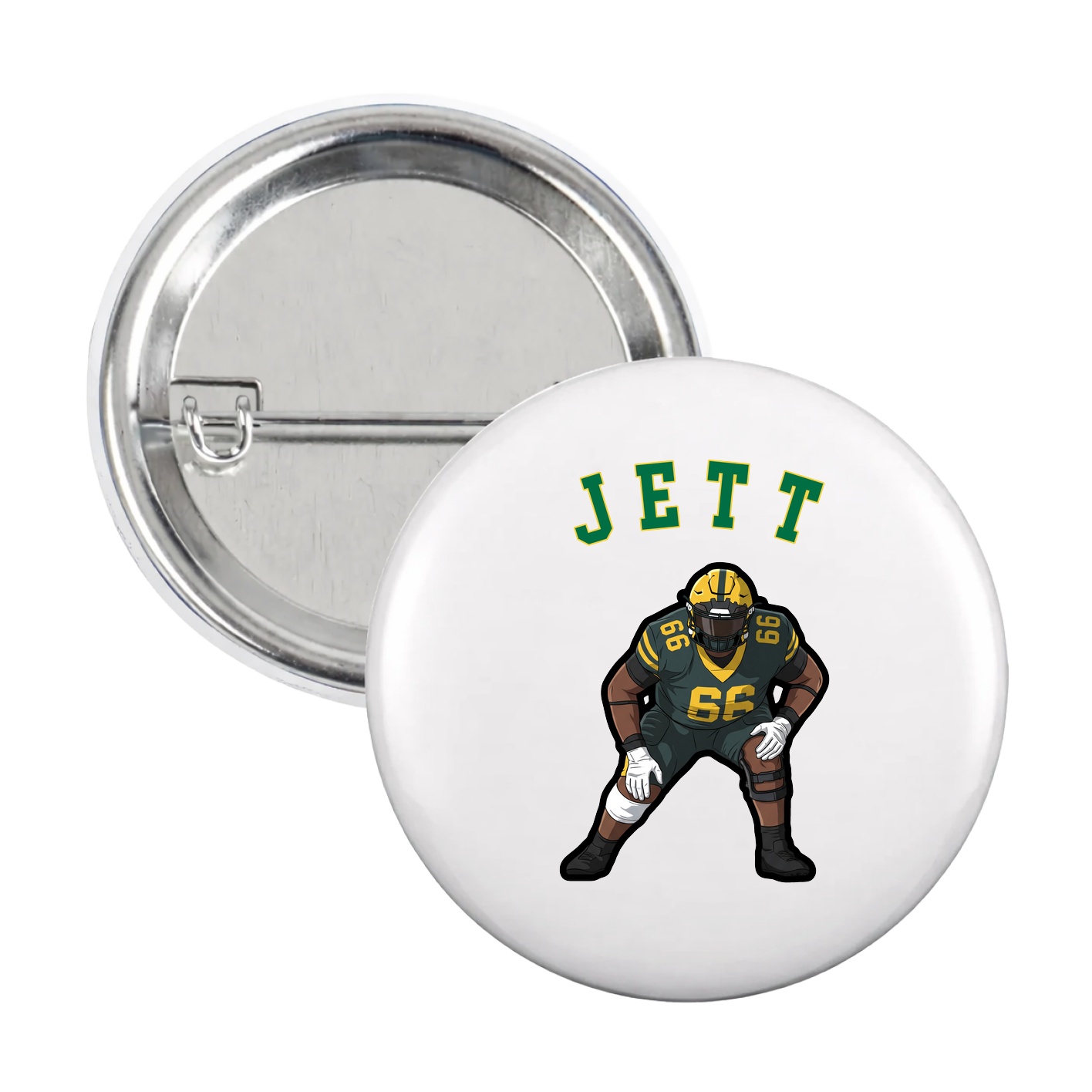 Game Day Button — Shirsey Arch in White