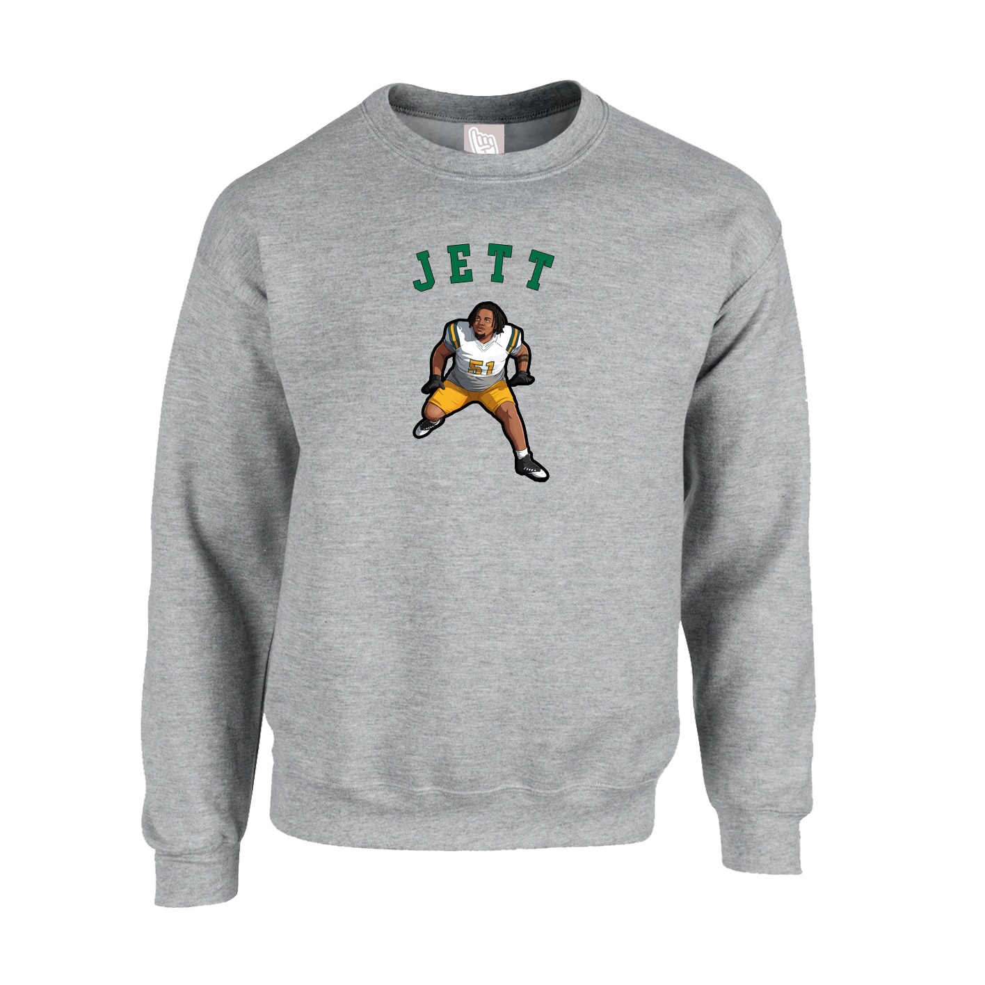 Fleece Crew — Shirsey Arch in Grey