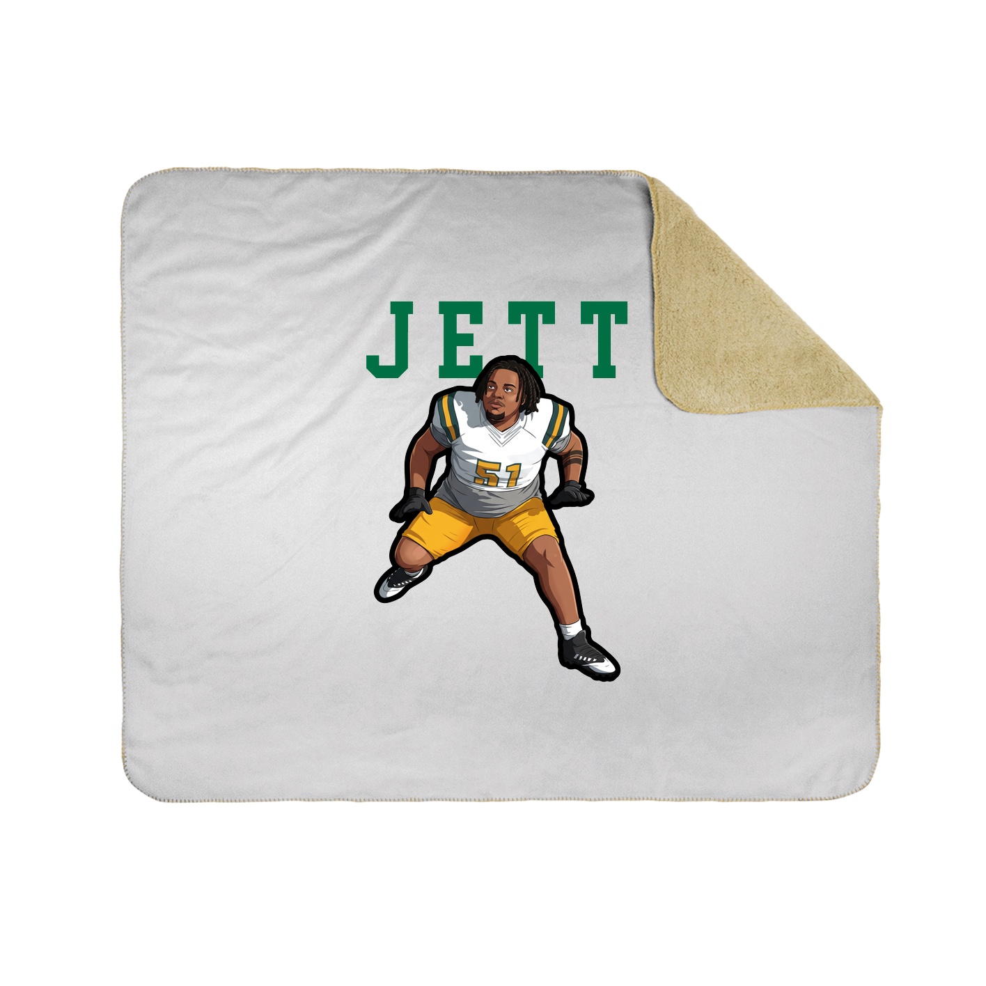 Throw Blanket — Shirsey in White