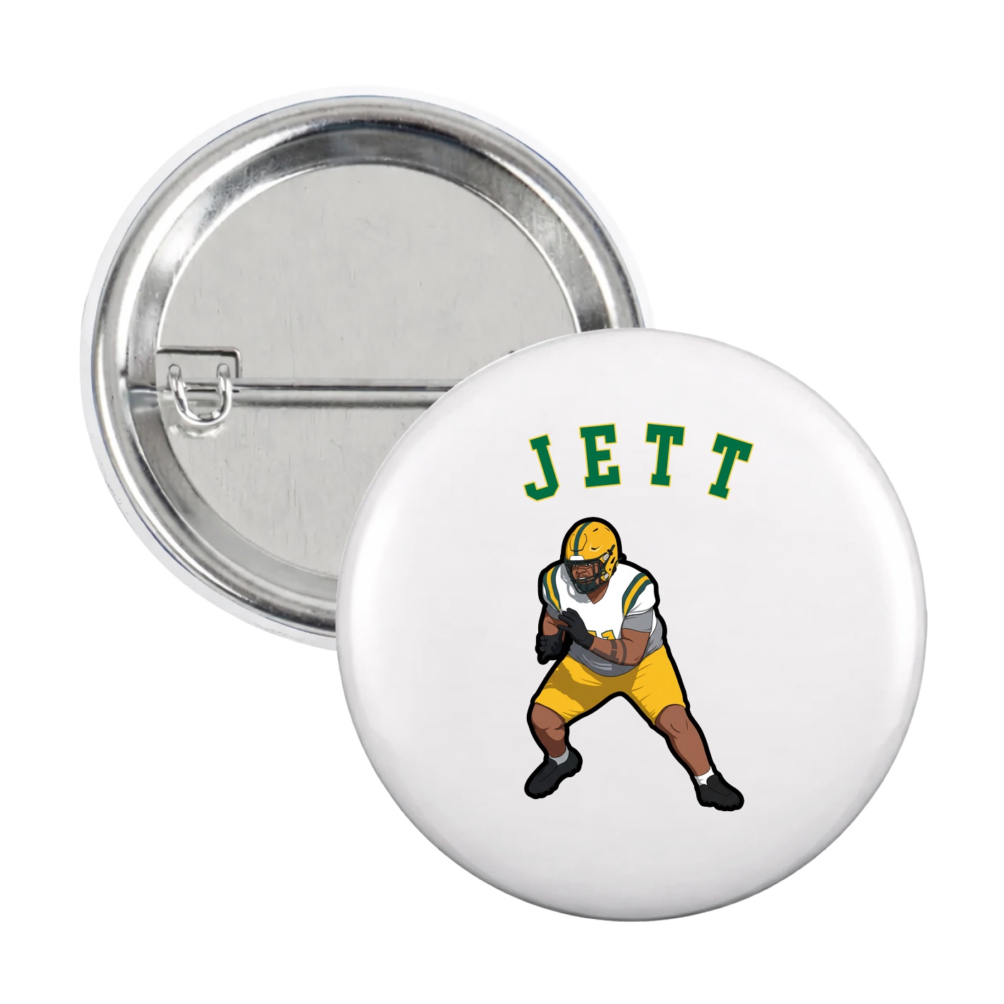 Game Day Button — Shirsey Arch in White