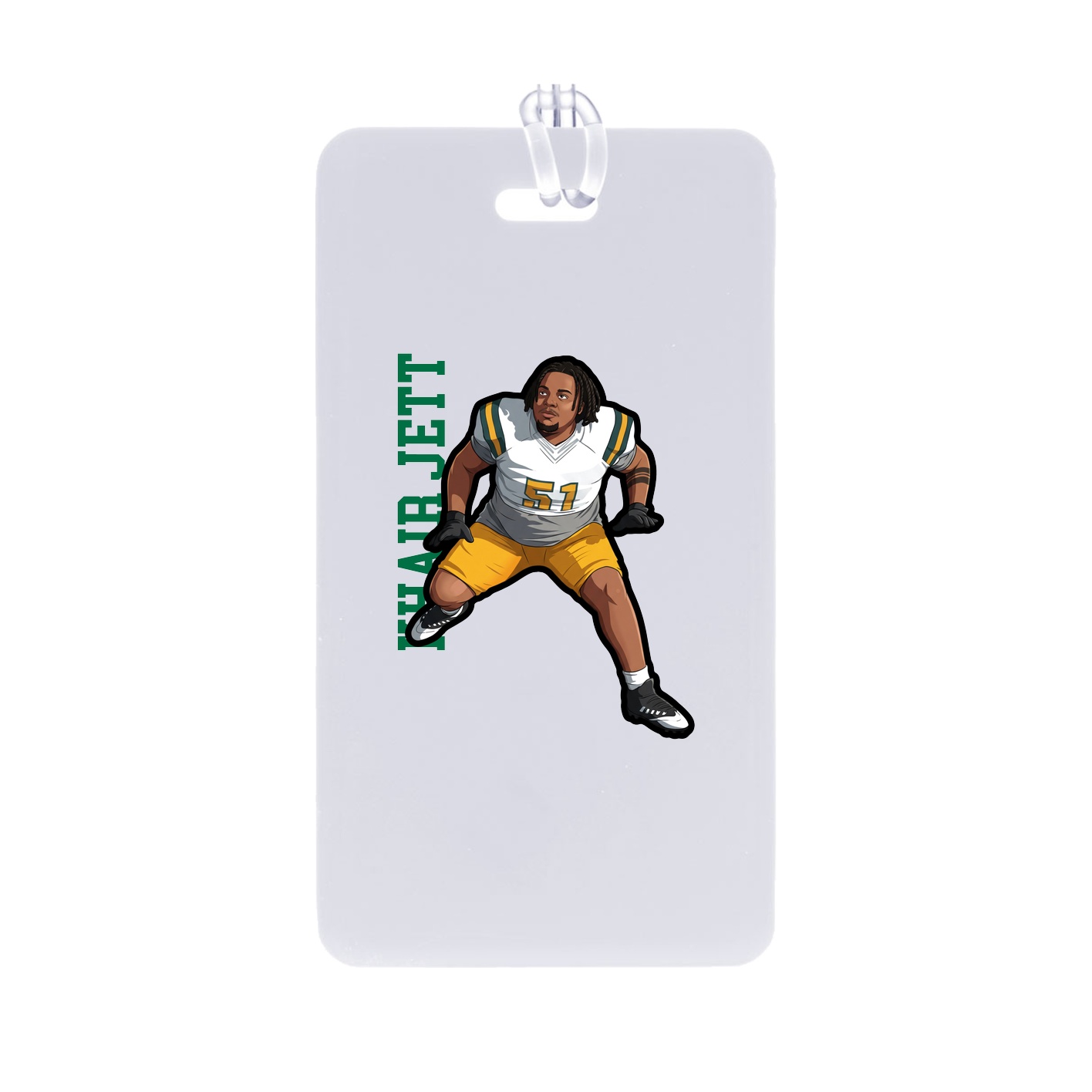 Bag Tag — Name Vertical in Classic
