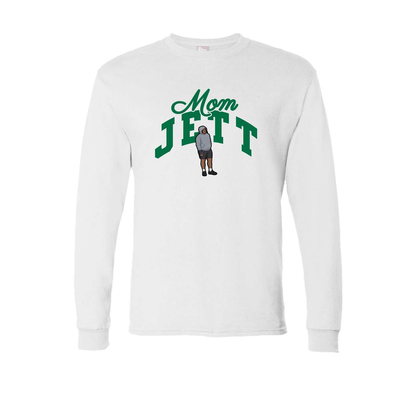 Long Sleeve Tee — Mothers Day Arch in White