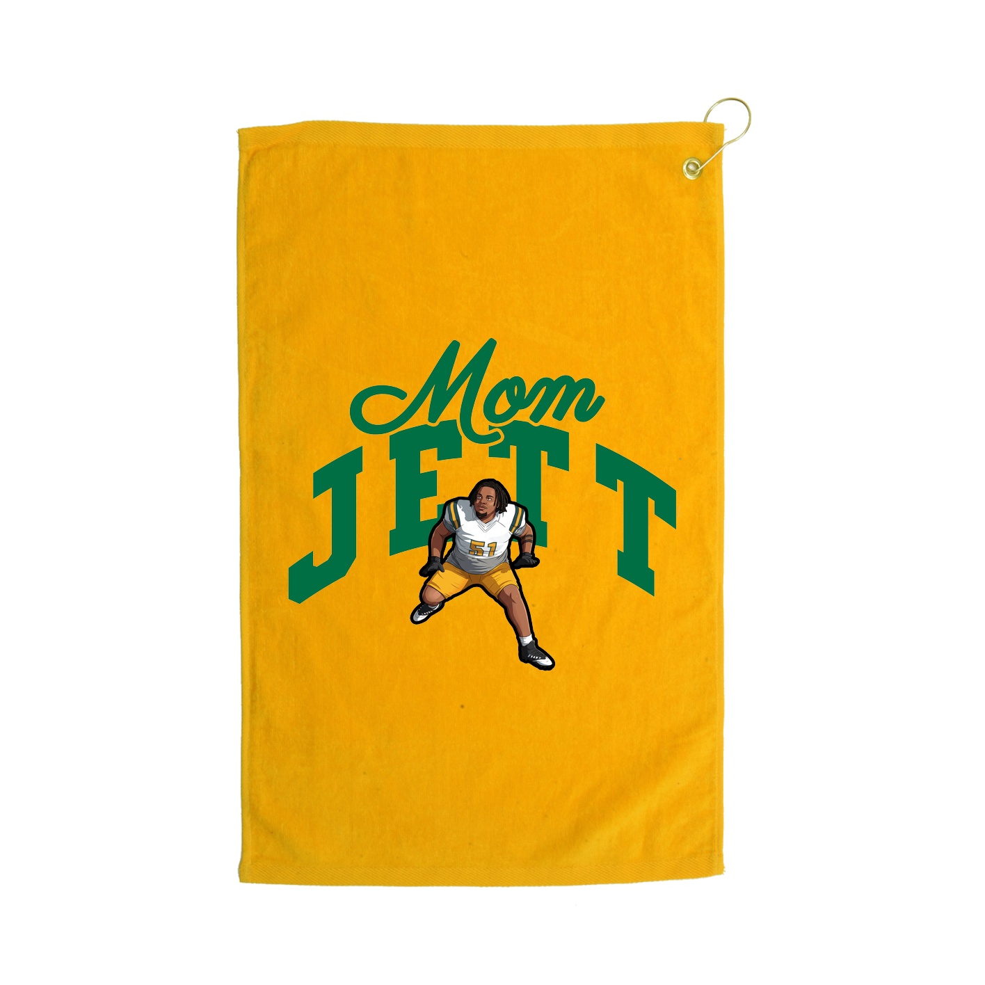 Golf Towel — Mothers Day Arch in Gold