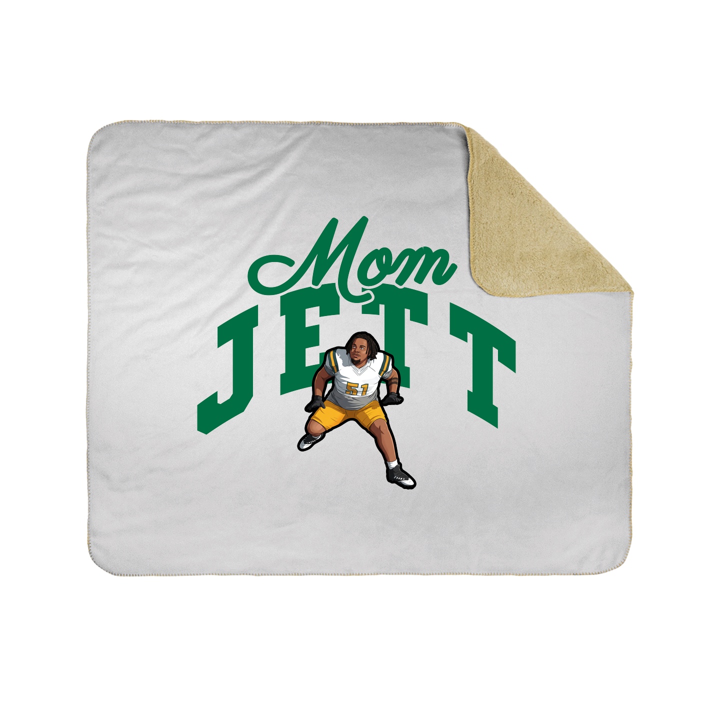 Throw Blanket — Mothers Day Arch in White