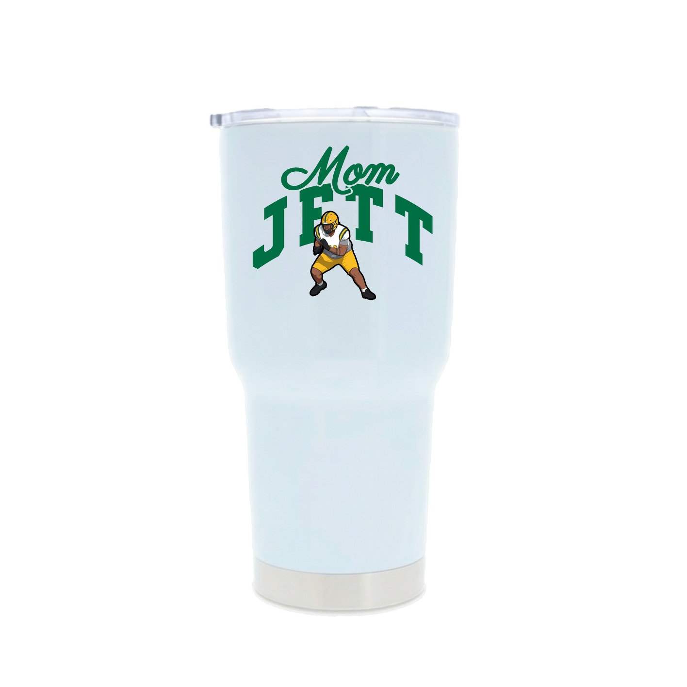 30oz Stainless Steel Tumbler — Mothers Day Arch in White