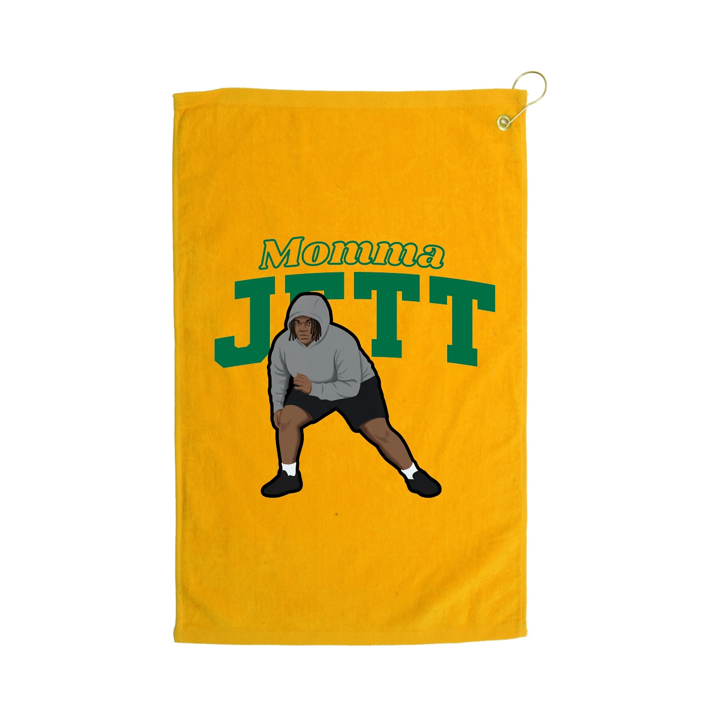 Golf Towel — Mothers Day Block in Gold