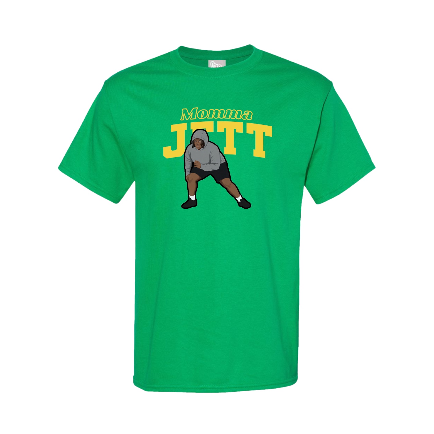 Youth Tee — Mothers Day Block in Green