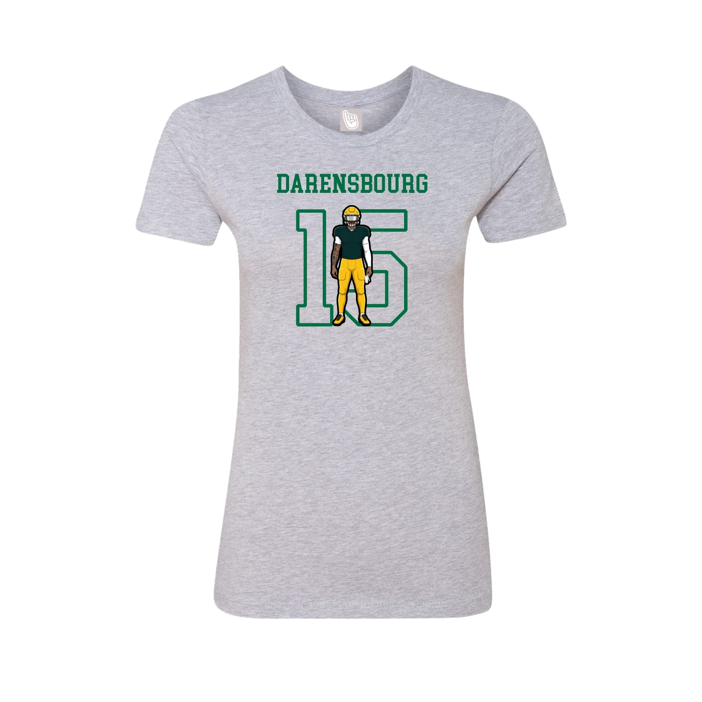 Fitted Women's Tee — Shirsey in Grey