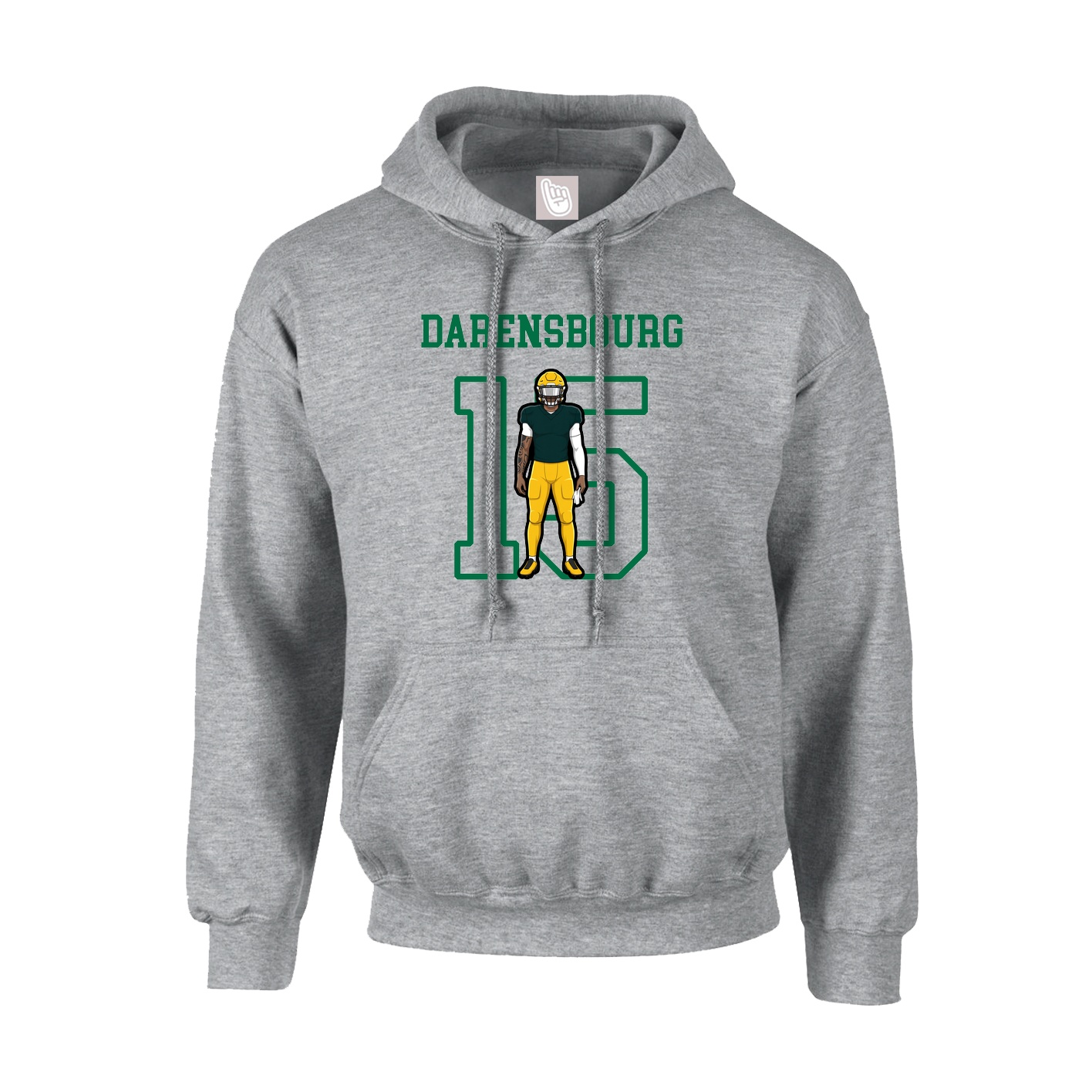Hoodie — Shirsey in Grey
