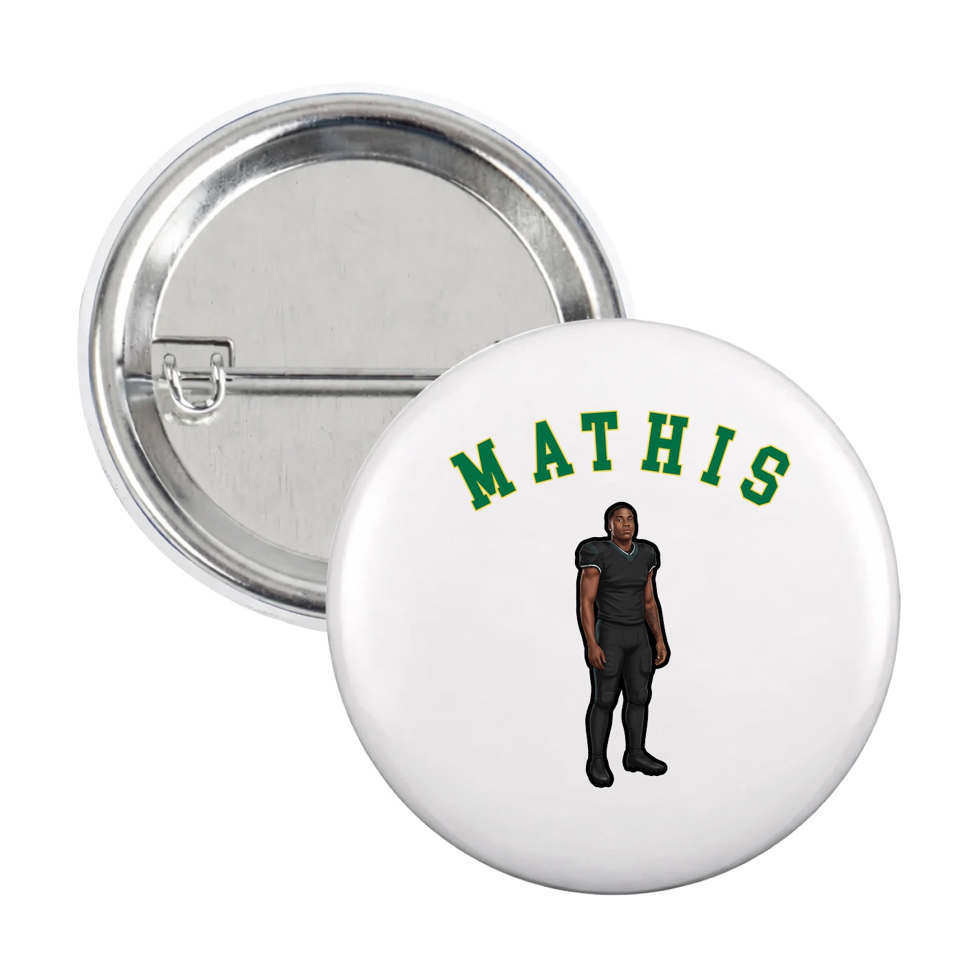 Game Day Button — Shirsey Arch in White