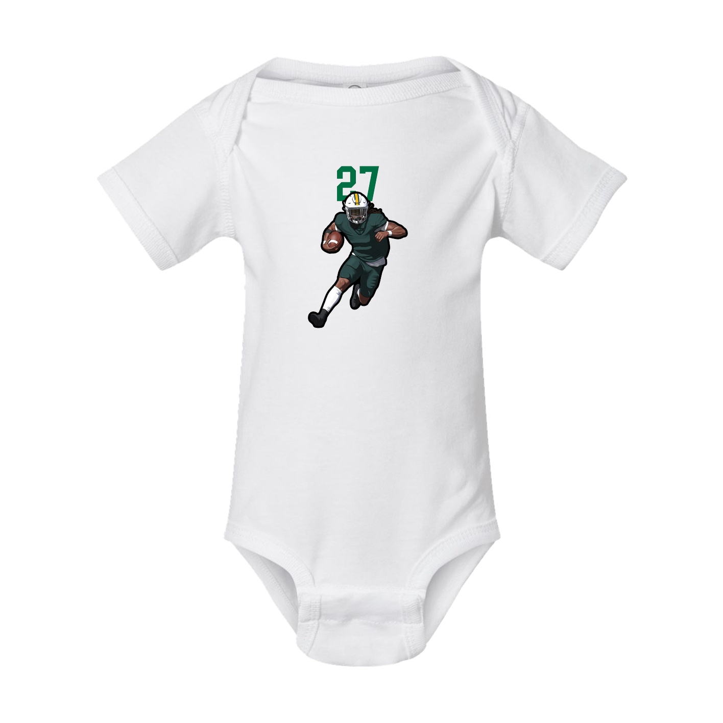 Baby Onesie — Number Top in White