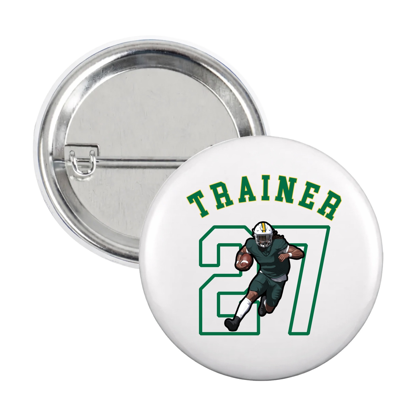 Game Day Button — Shirsey Arch in White