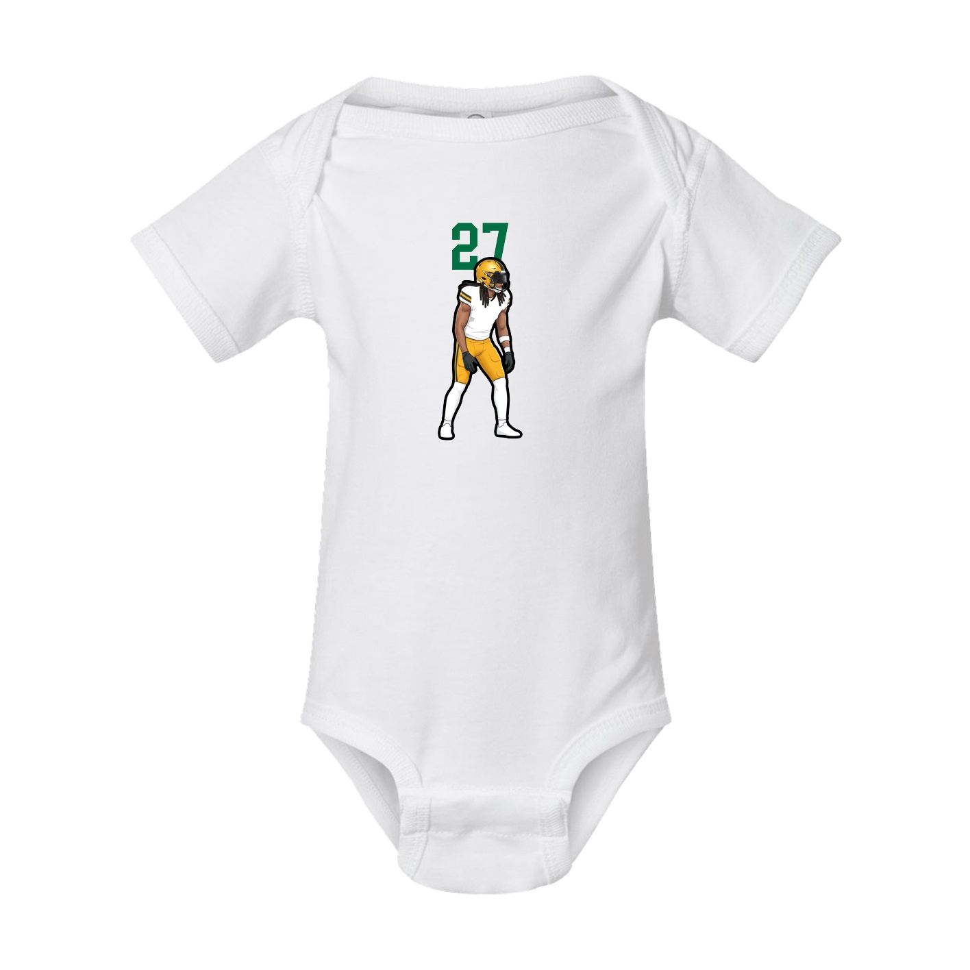 Baby Onesie — Number Top in White