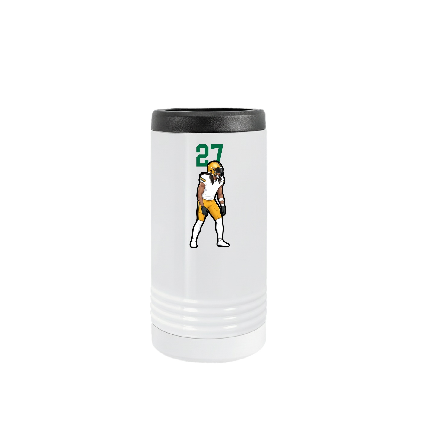 Slim Beverage Holder — Number Top in White