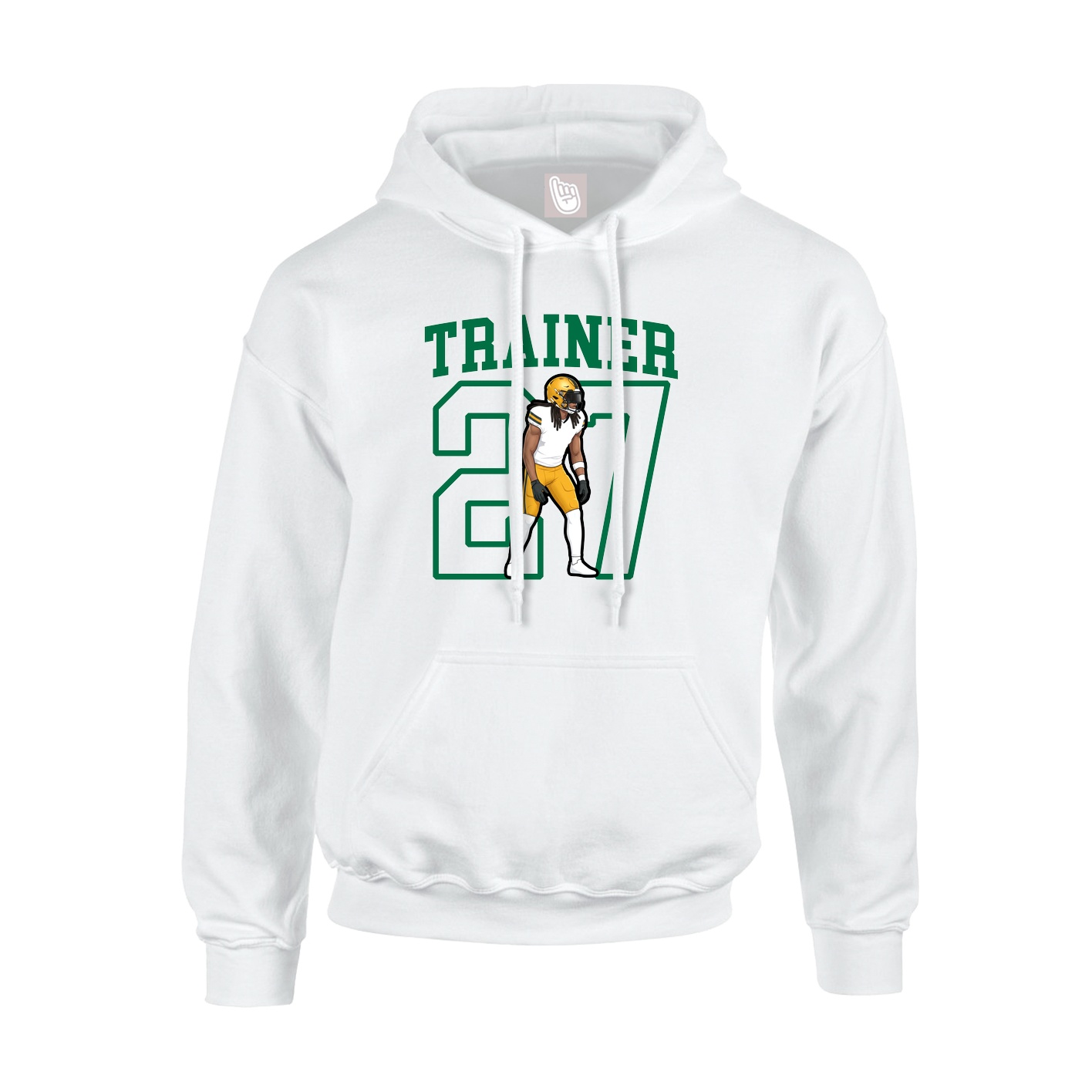 Hoodie — Shirsey in White