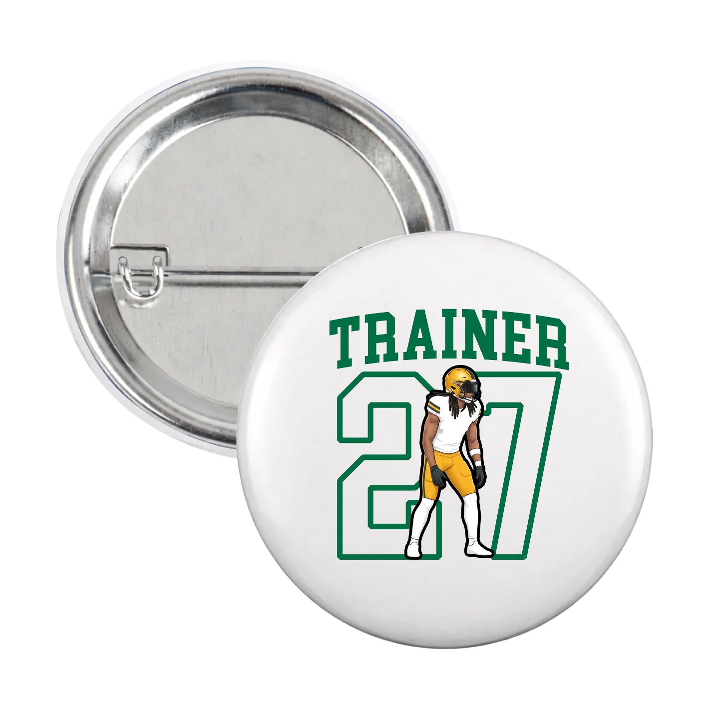 Game Day Button — Shirsey in White