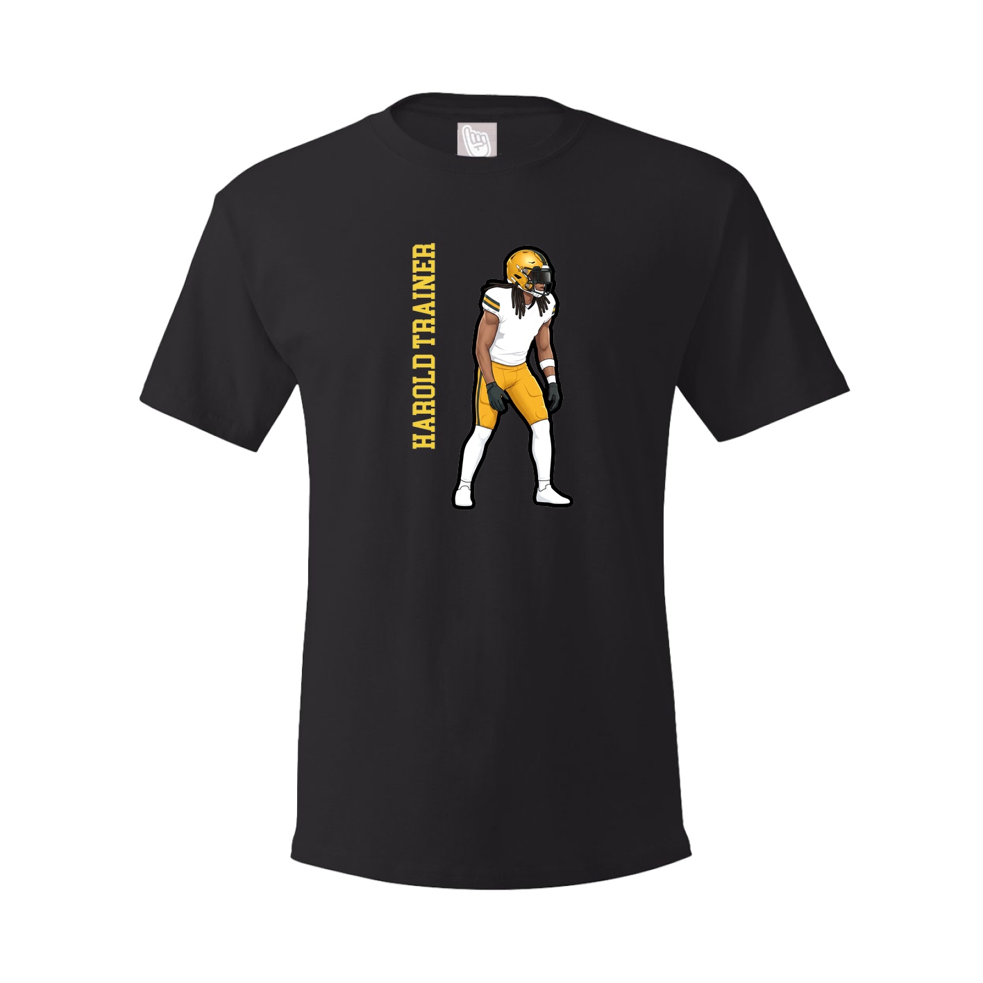 Tee — Name Vertical in Black