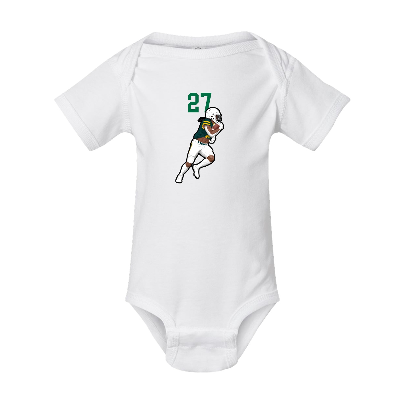 Baby Onesie — Number Top in White