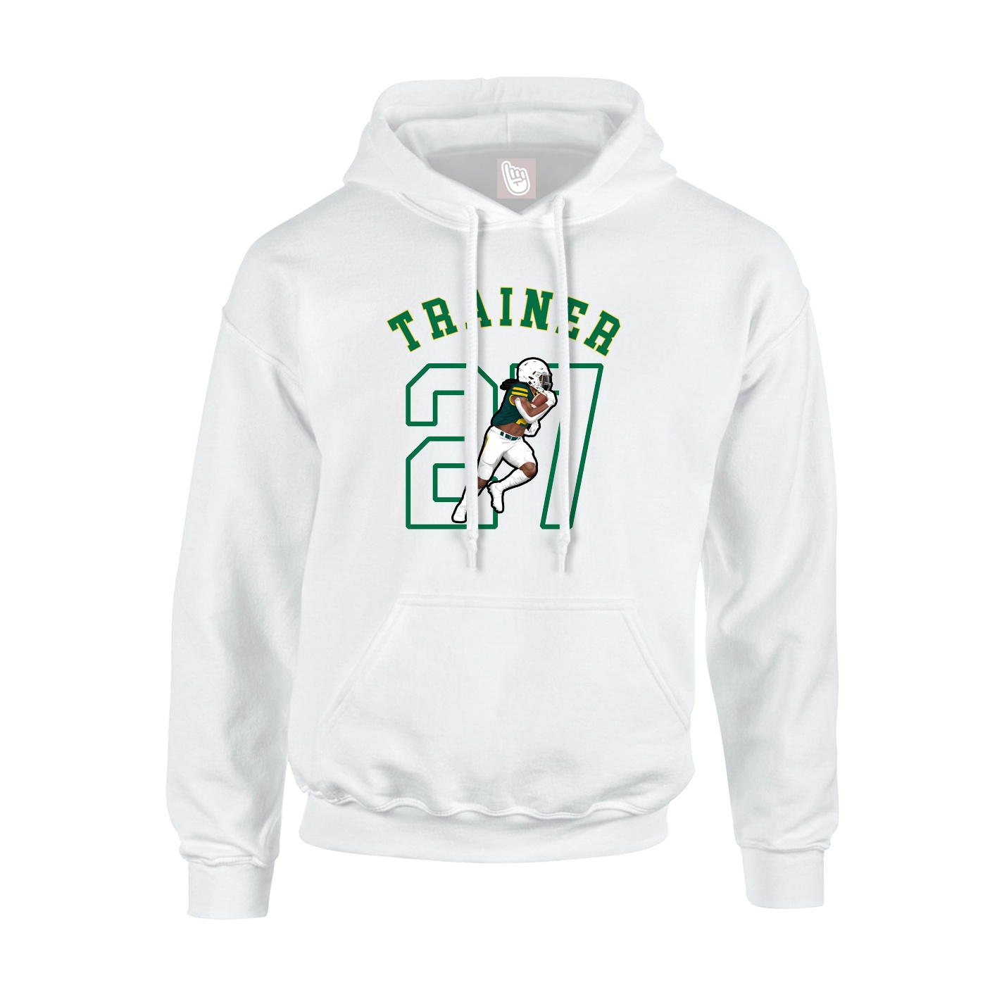 Hoodie — Shirsey Arch in White
