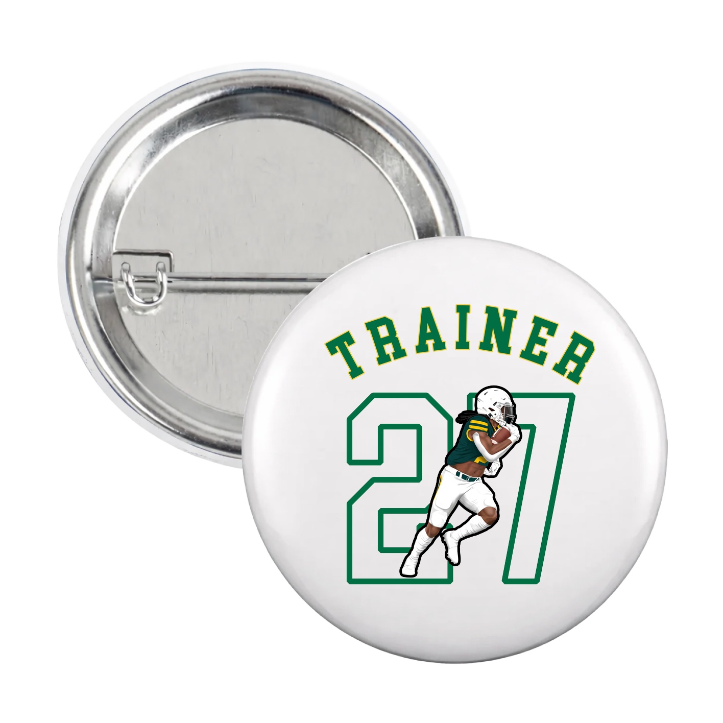 Game Day Button — Shirsey Arch in White
