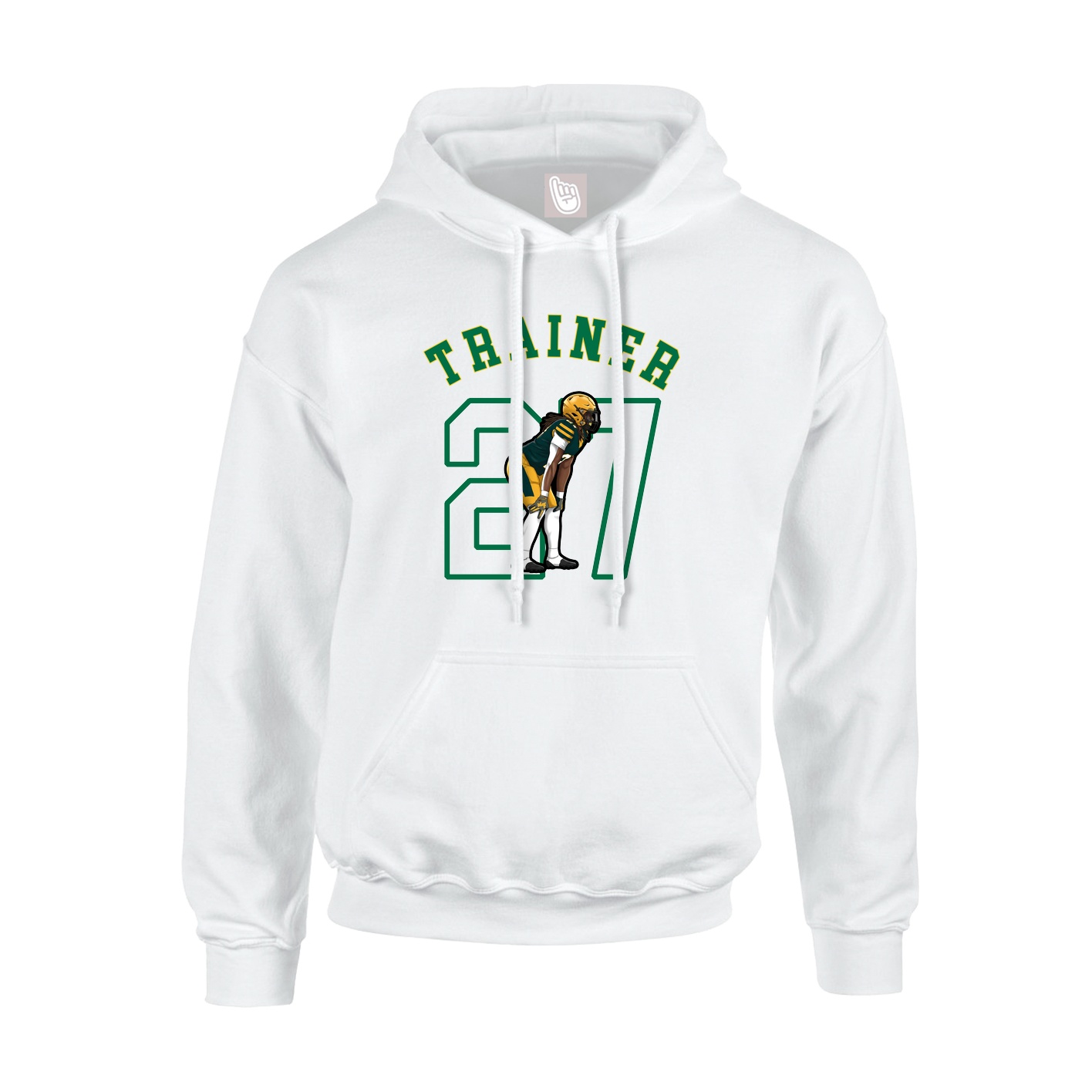 Youth Hoodie — Shirsey Arch in White