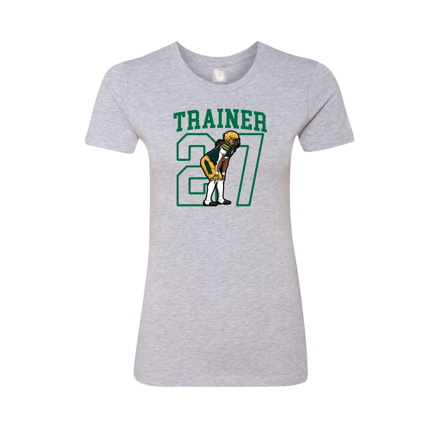 Fitted Women's Tee — Shirsey in Grey