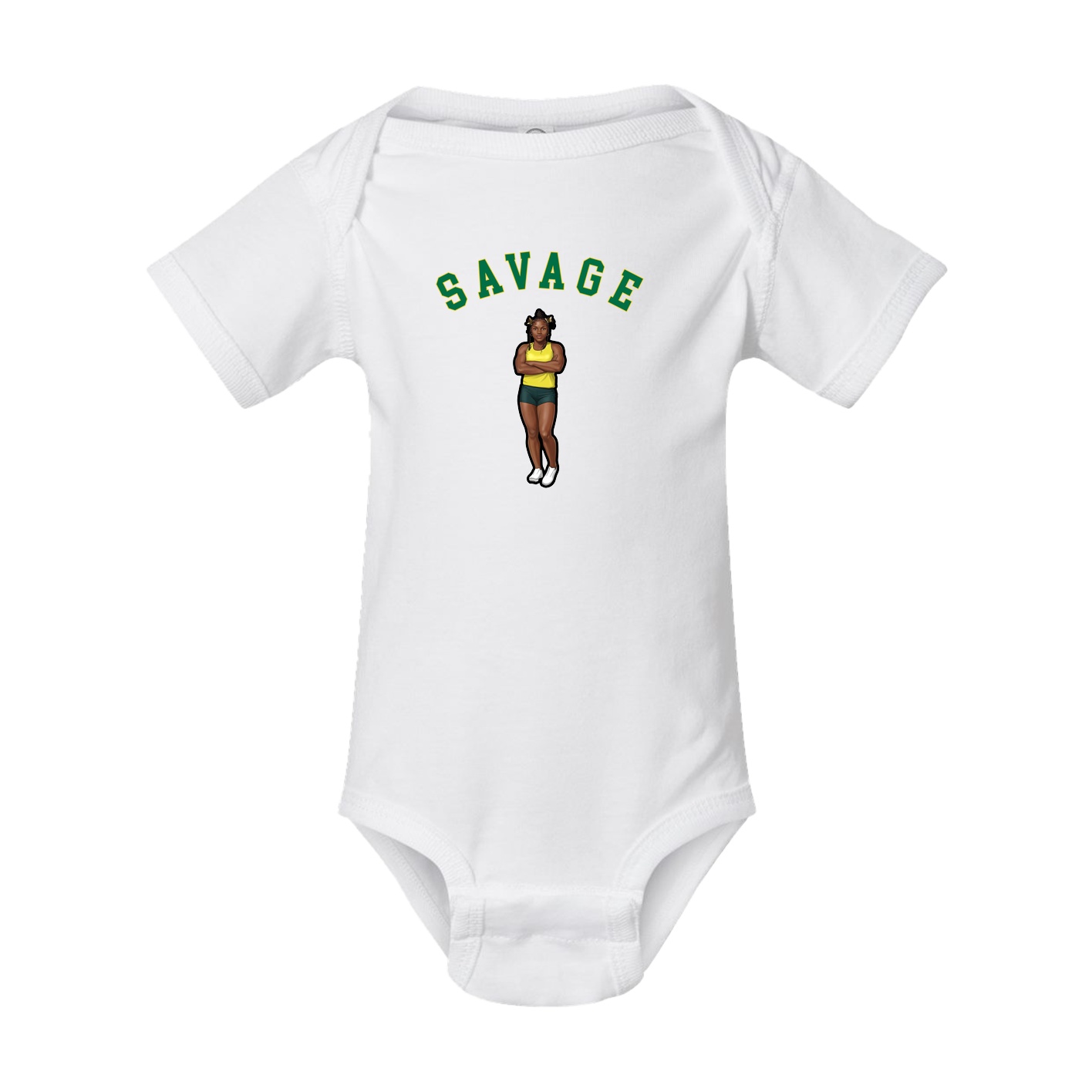 Baby Onesie — Shirsey Arch in White