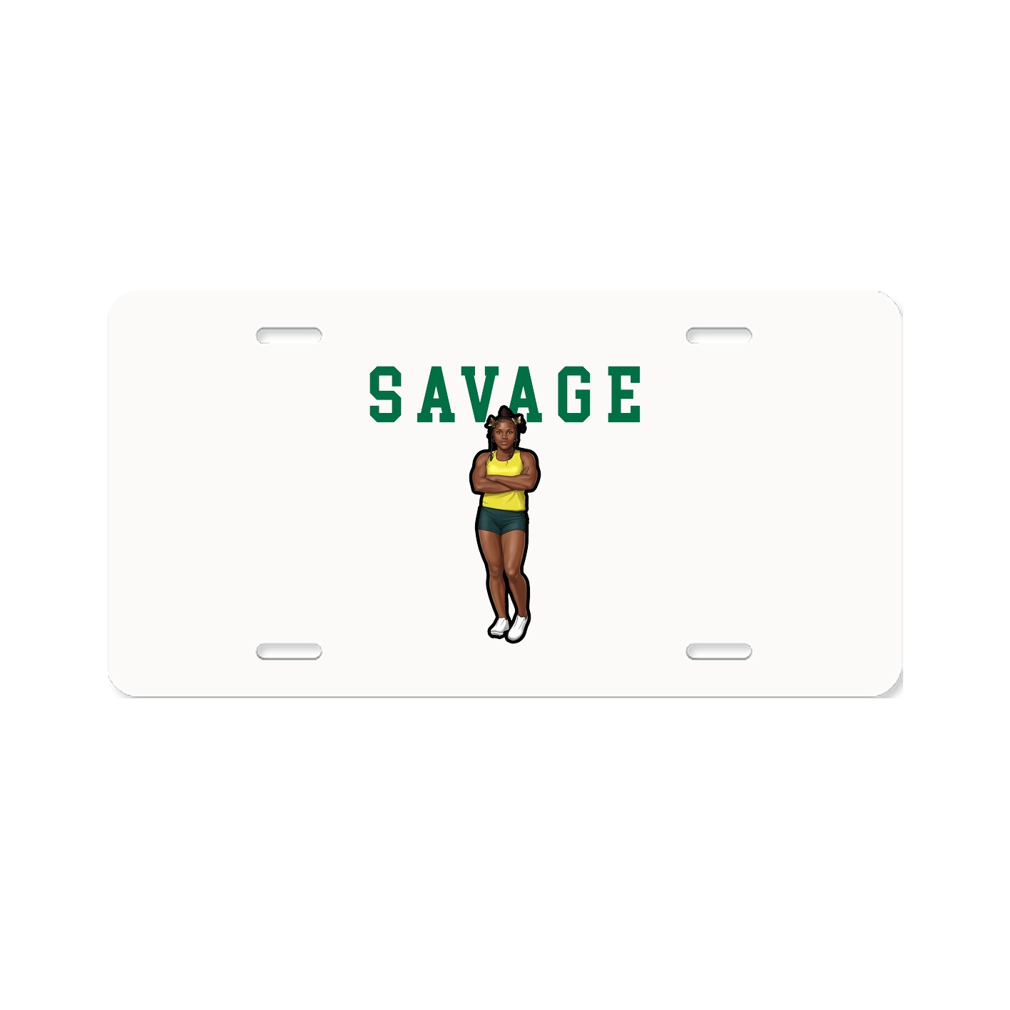 License Plate — Shirsey in Classic