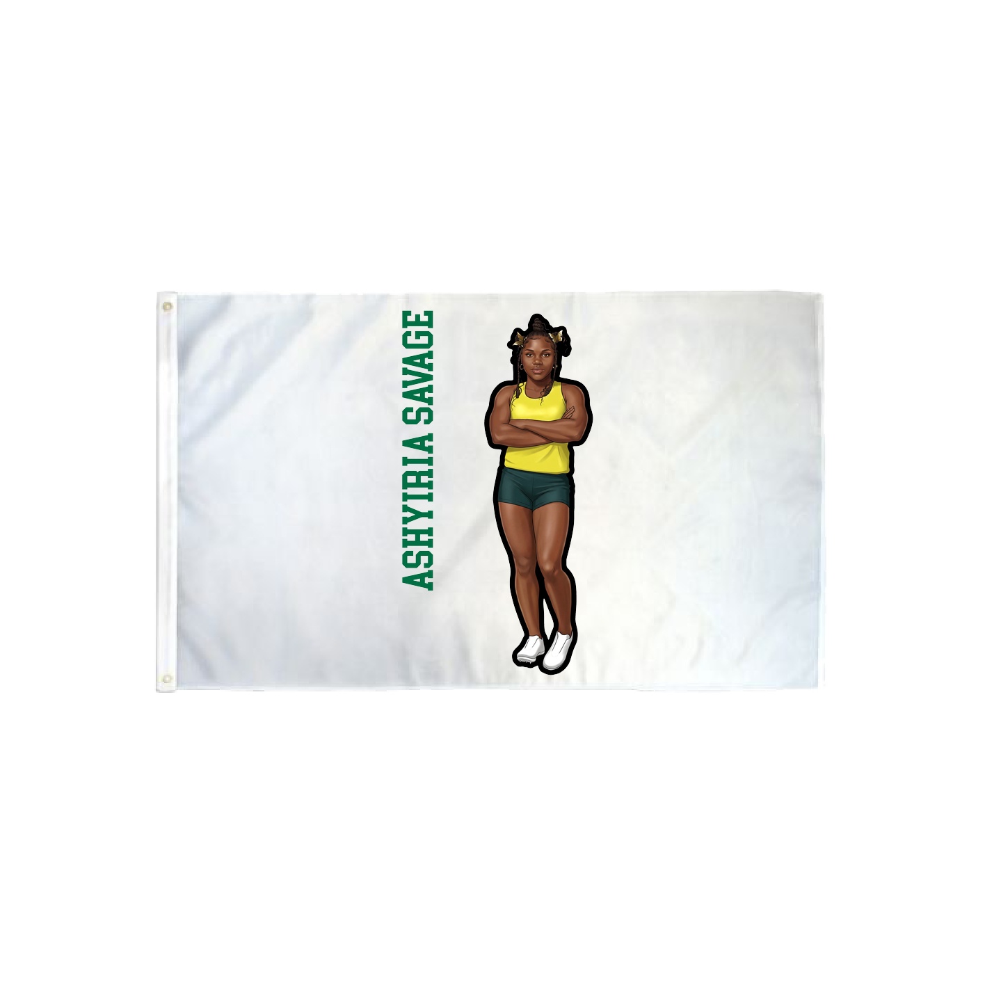3x5 Flag — Name Vertical in Classic