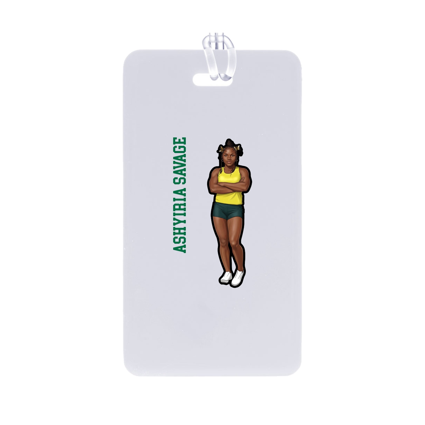 Bag Tag — Name Vertical in Classic