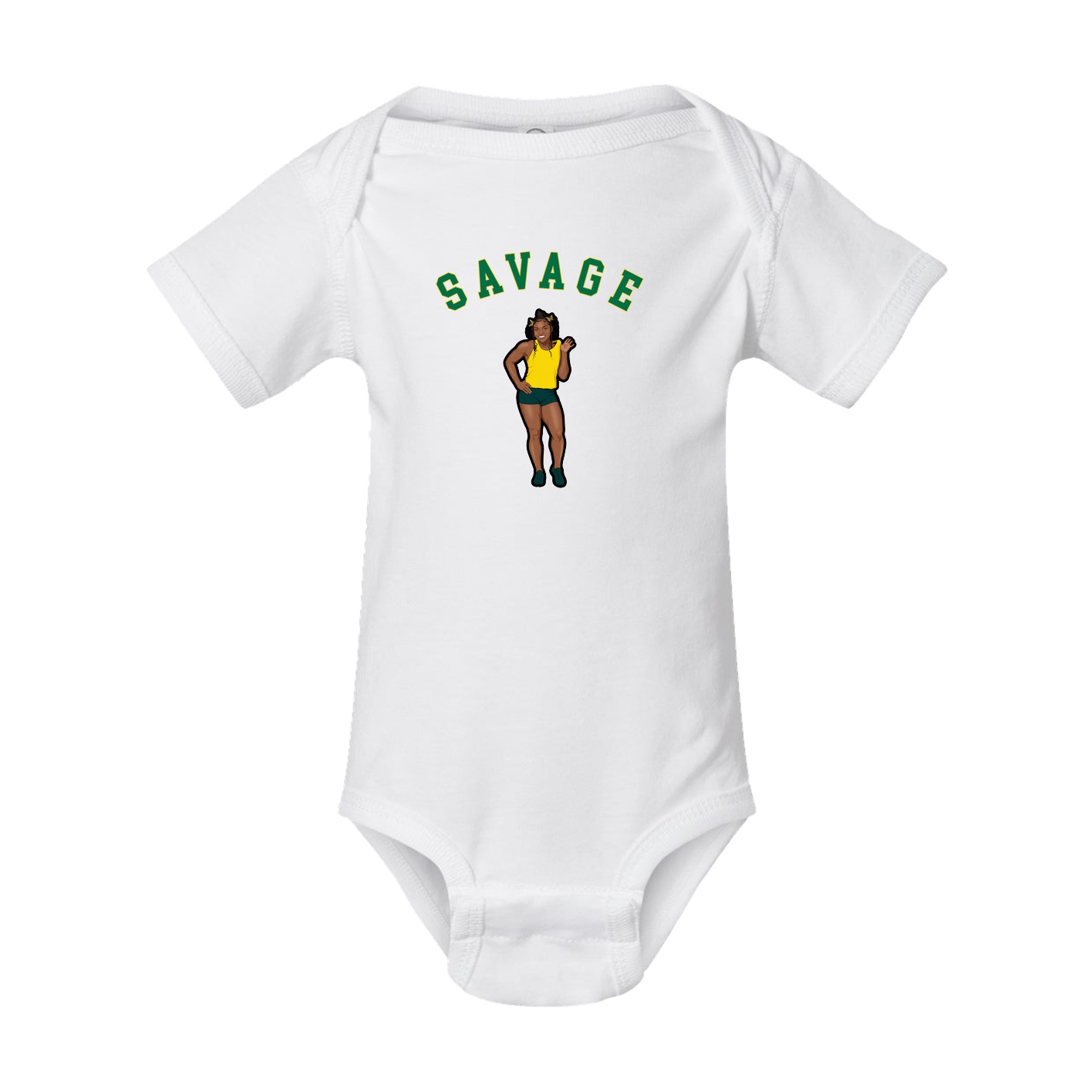 Baby Onesie — Shirsey Arch in White