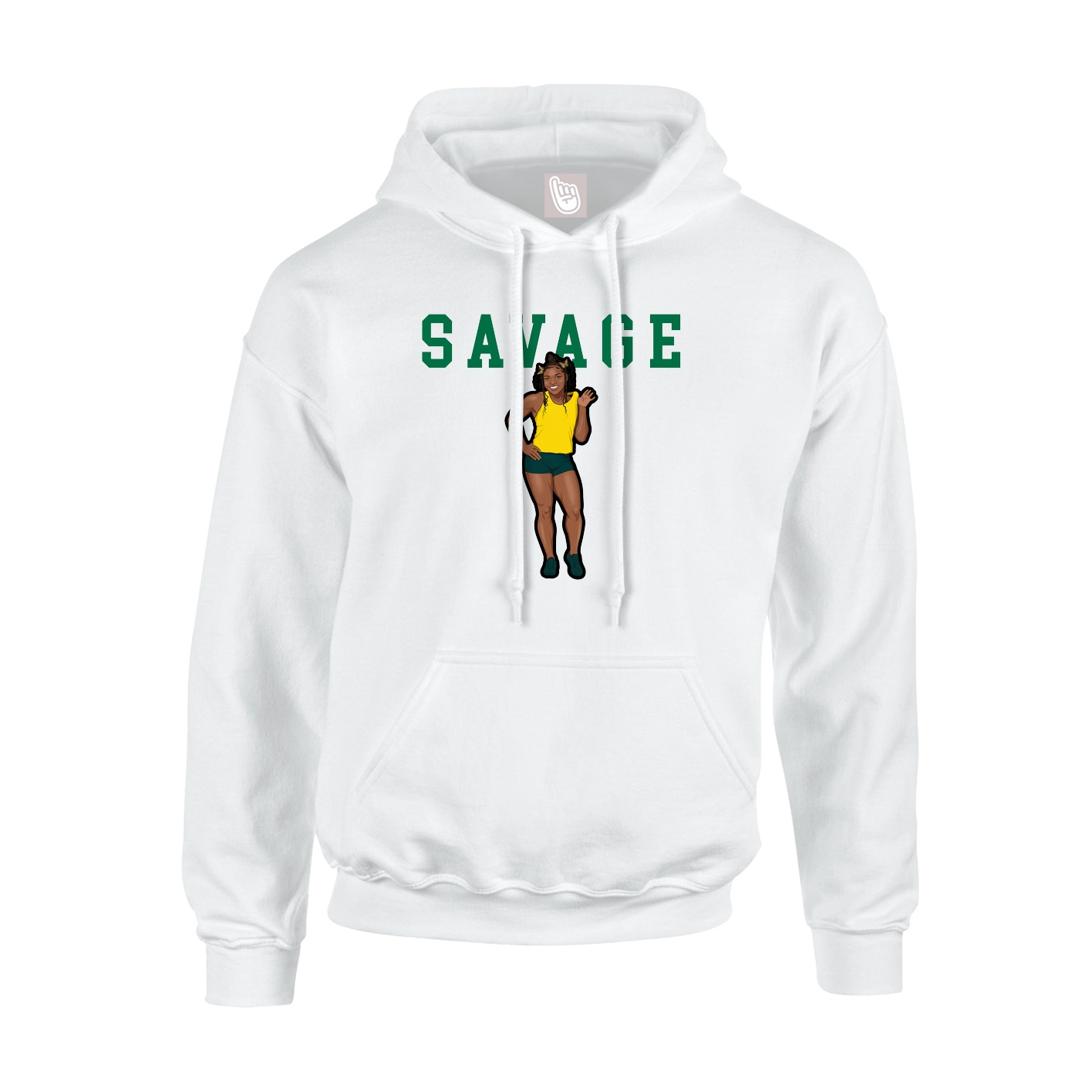 Hoodie — Shirsey in White