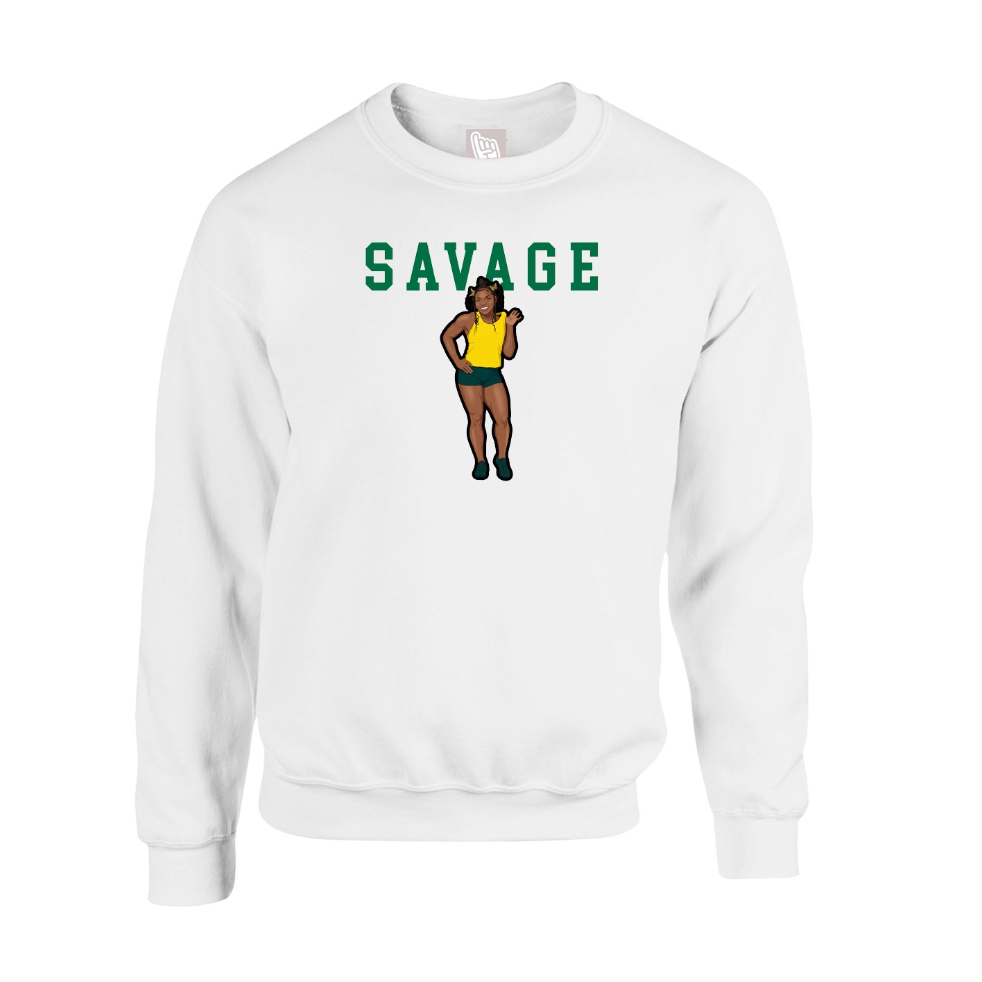 Fleece Crew — Shirsey in White