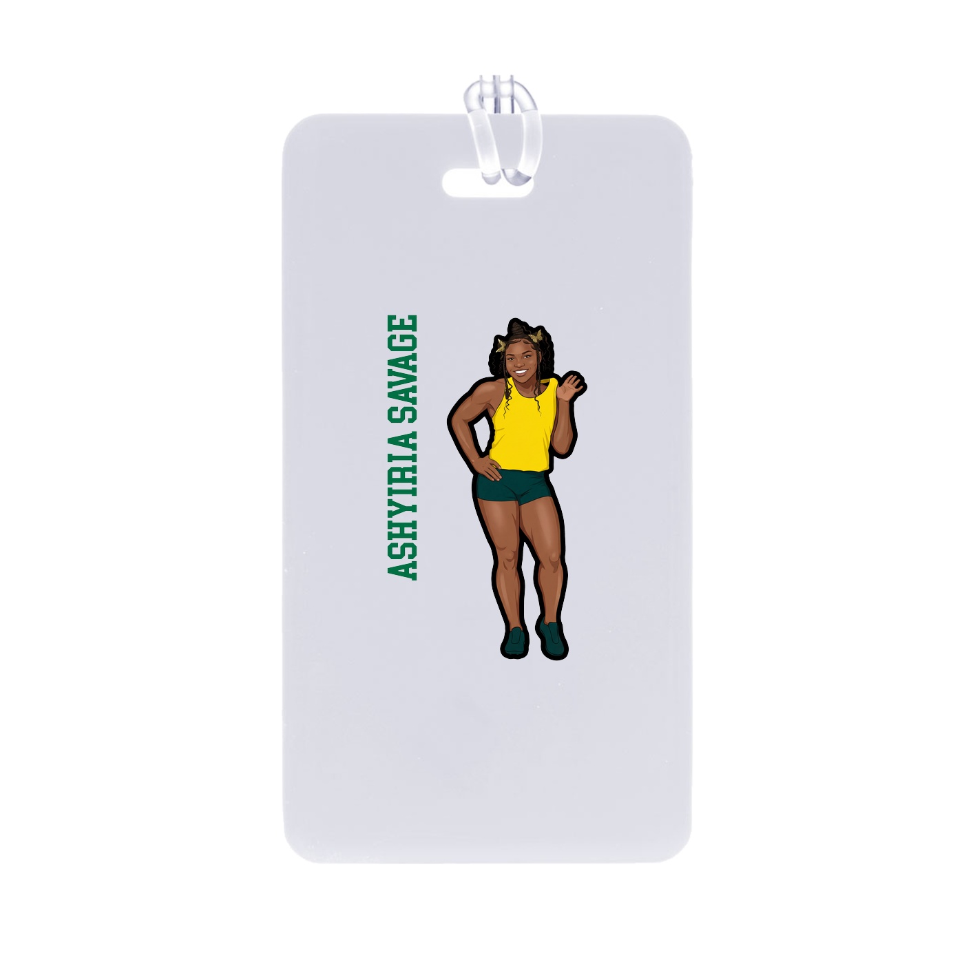 Bag Tag — Name Vertical in Classic