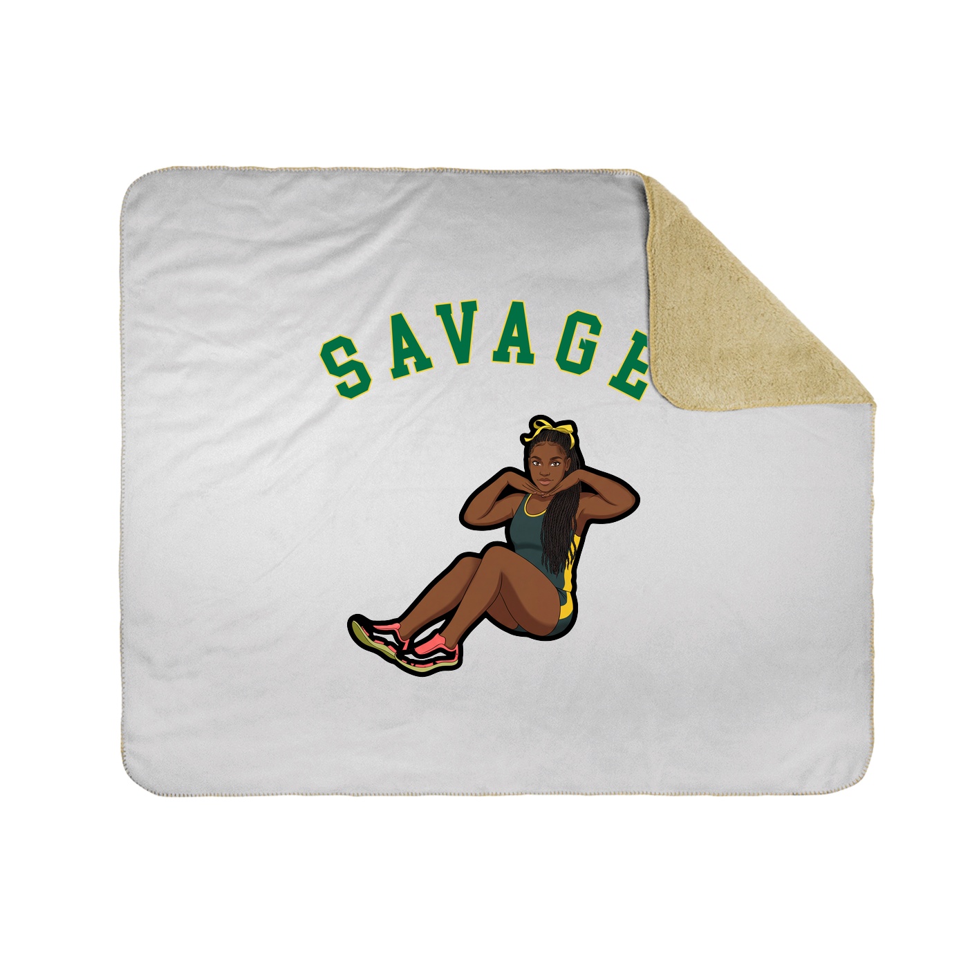 Throw Blanket — Shirsey Arch in White