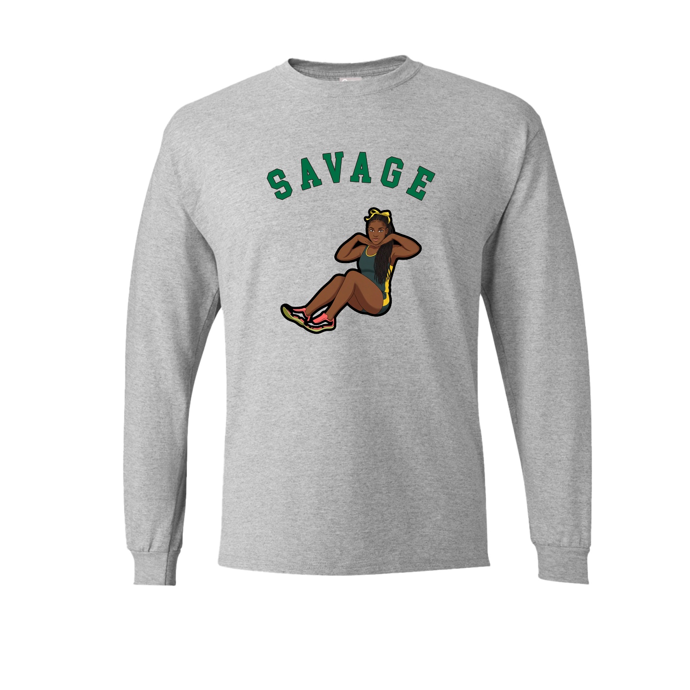 Long Sleeve Tee — Shirsey Arch in Grey