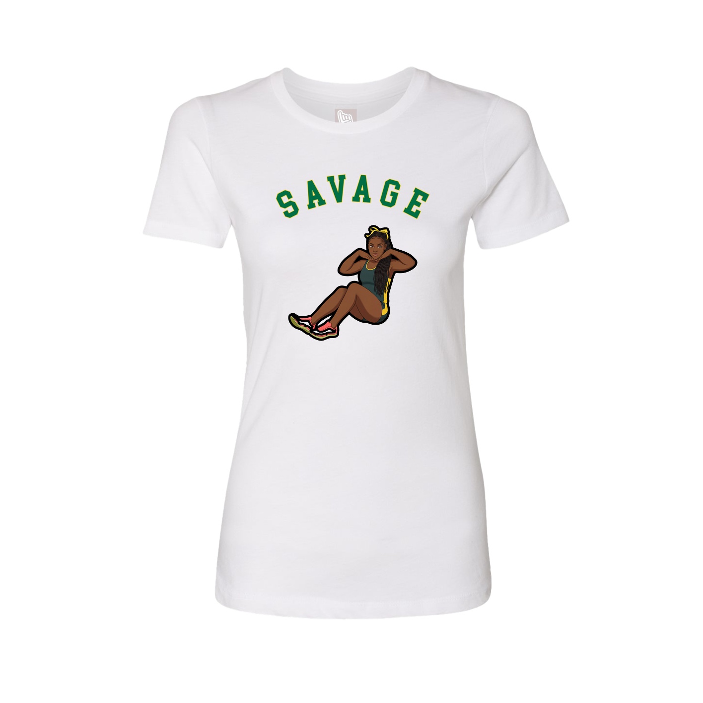 Womens Tee — Shirsey Arch in White