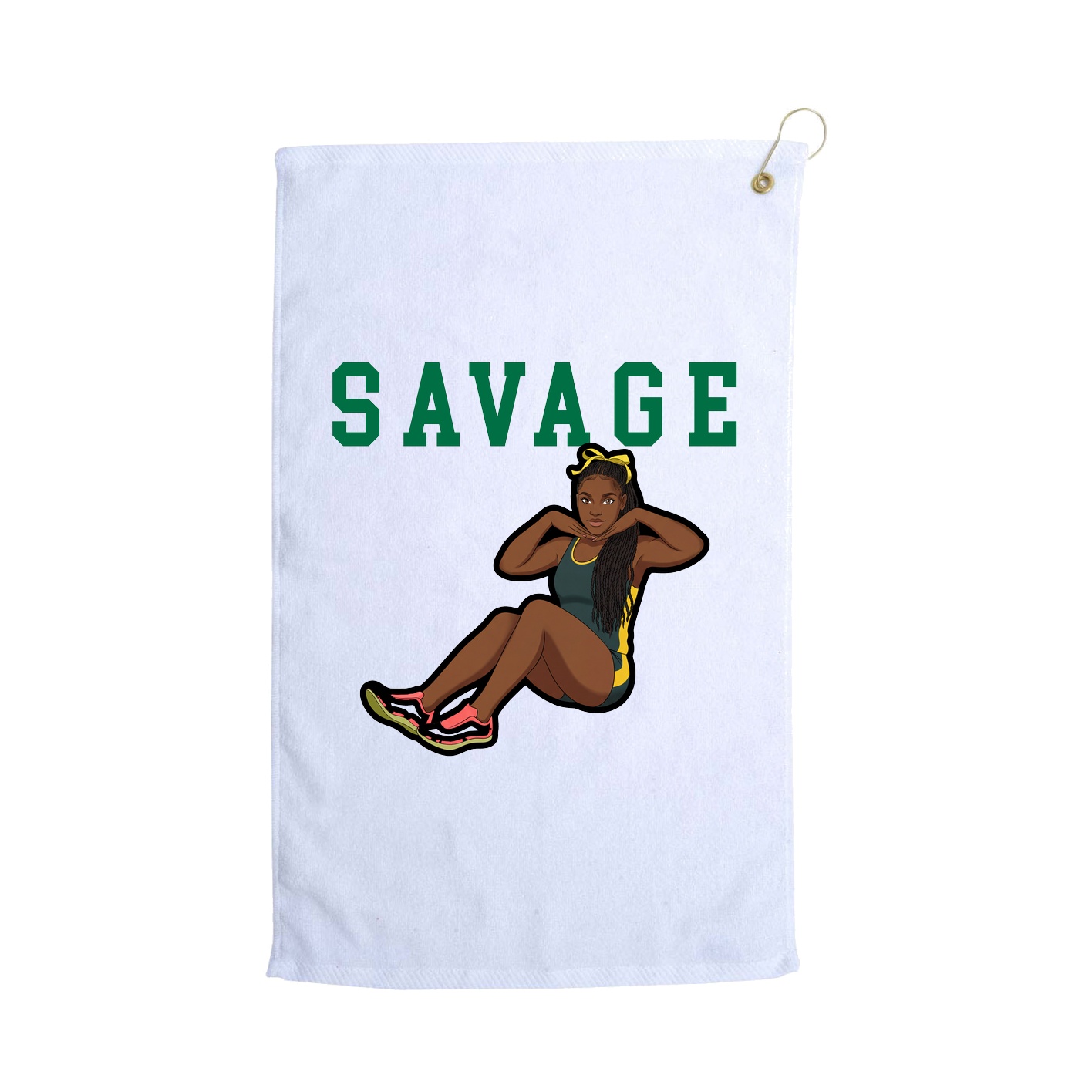 Golf Towel — Shirsey in White