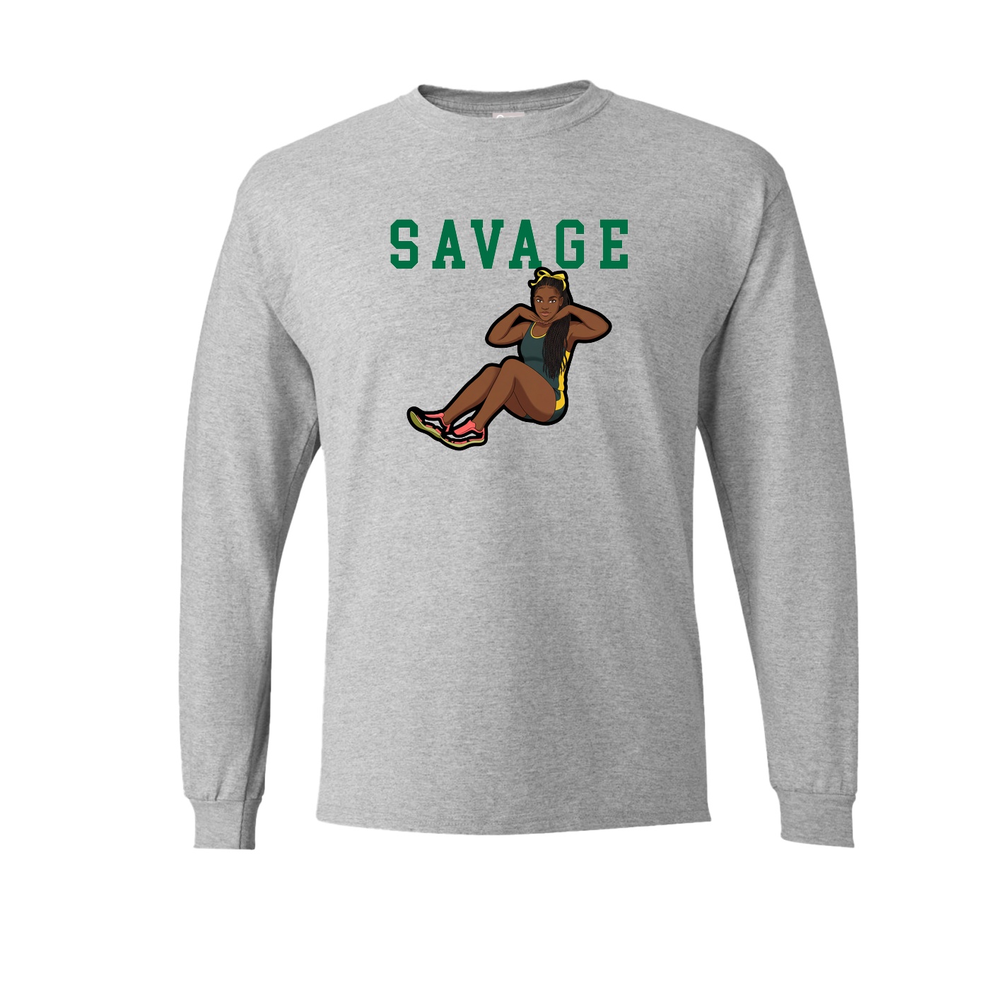 Long Sleeve Tee — Shirsey in Grey