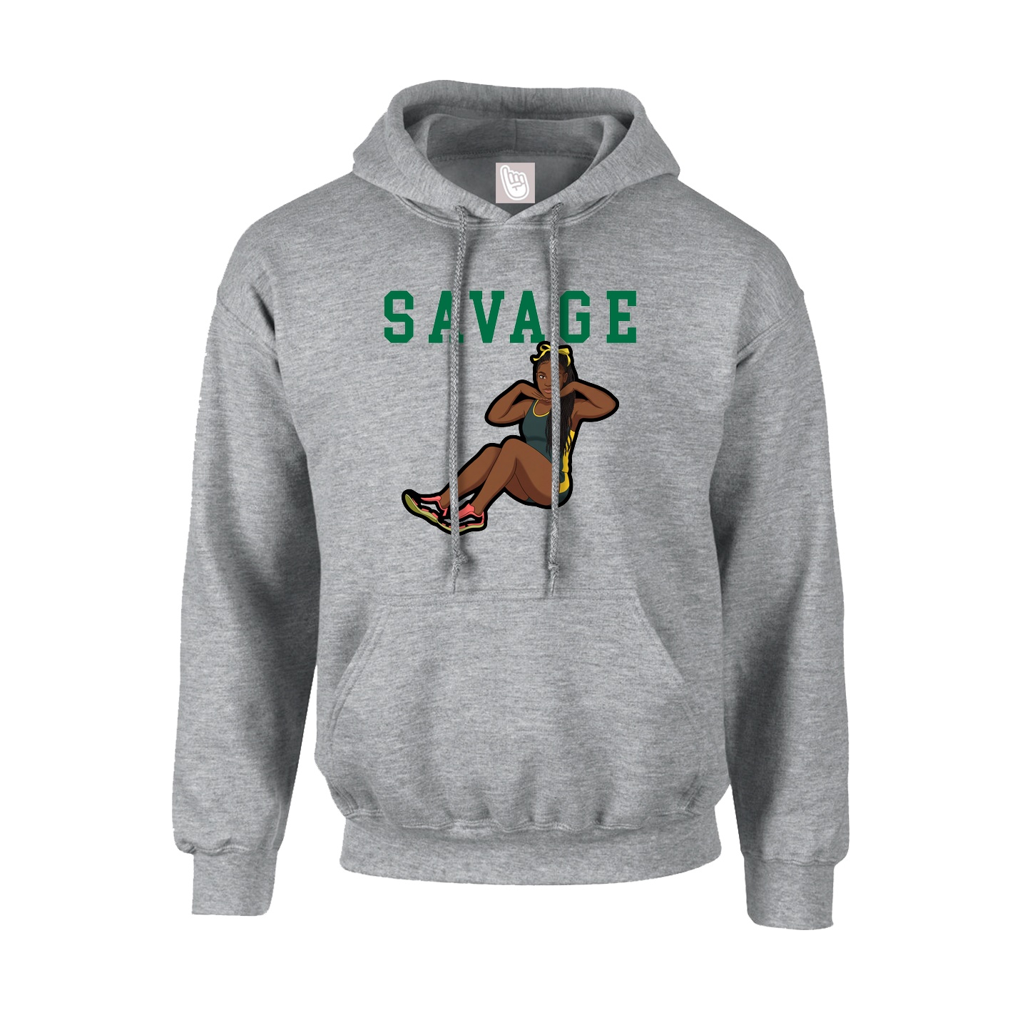 Hoodie — Shirsey in Grey