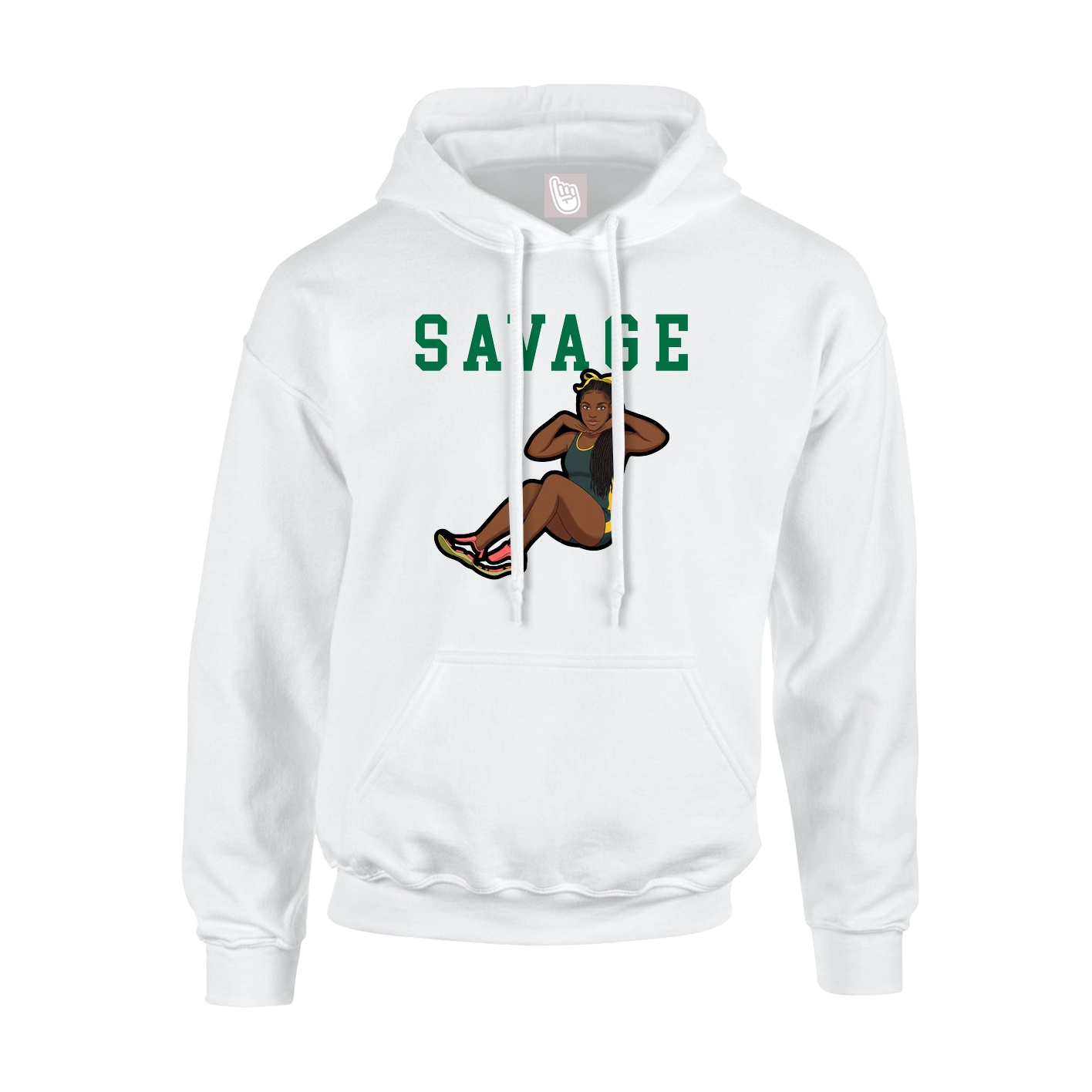 Youth Hoodie — Shirsey in White