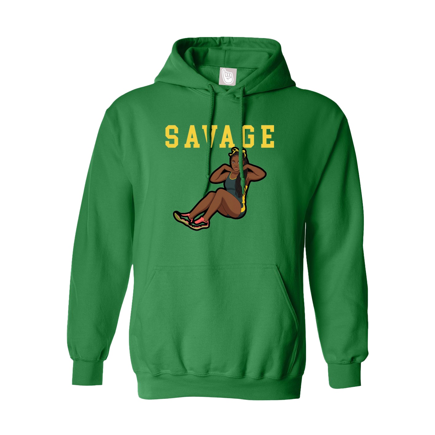 Youth Hoodie — Shirsey in Green