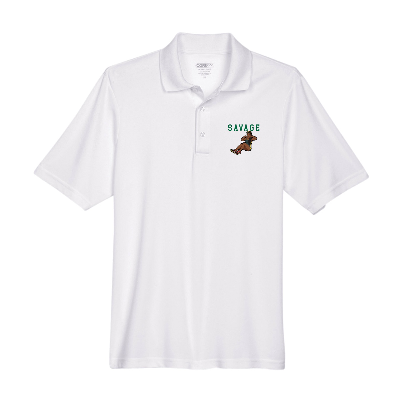 Performance Polo — Shirsey in White