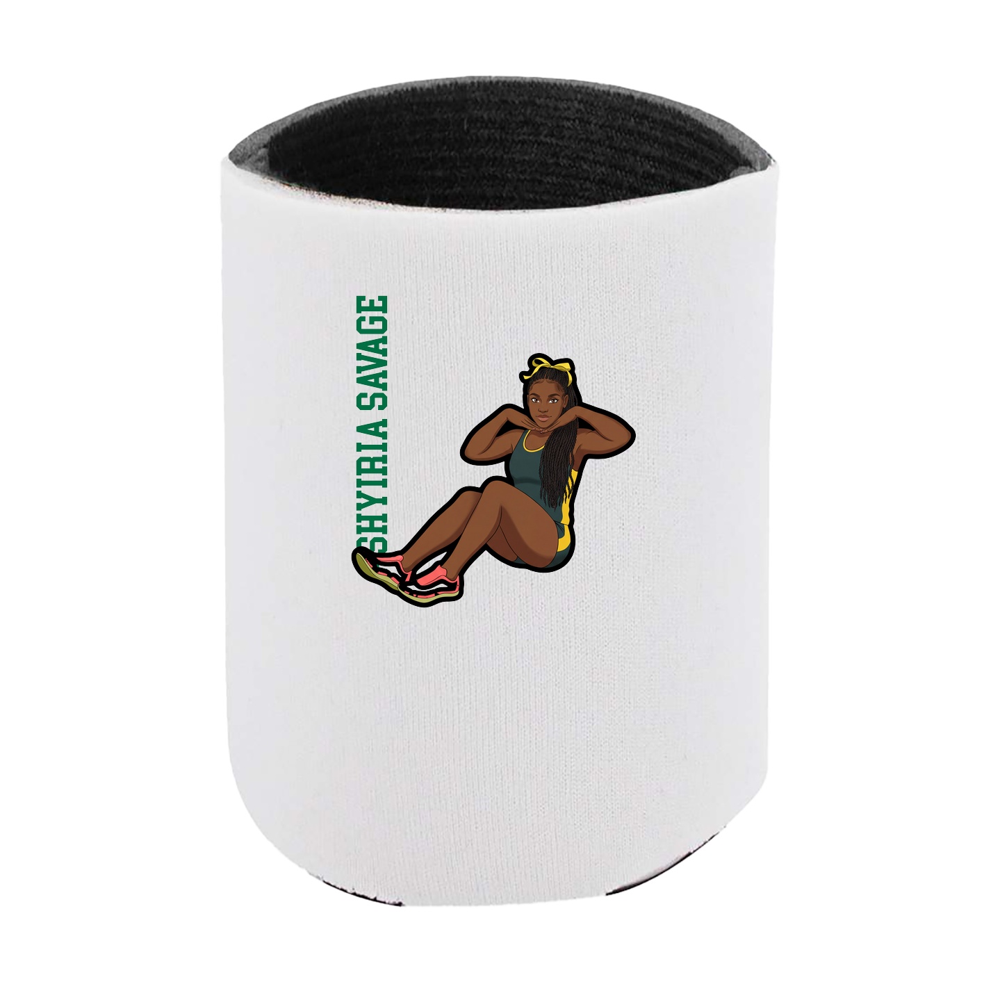 Can Holder — Name Vertical in White