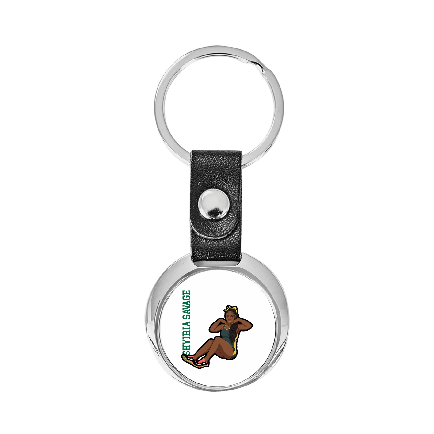 Key Chain — Name Vertical in Classic